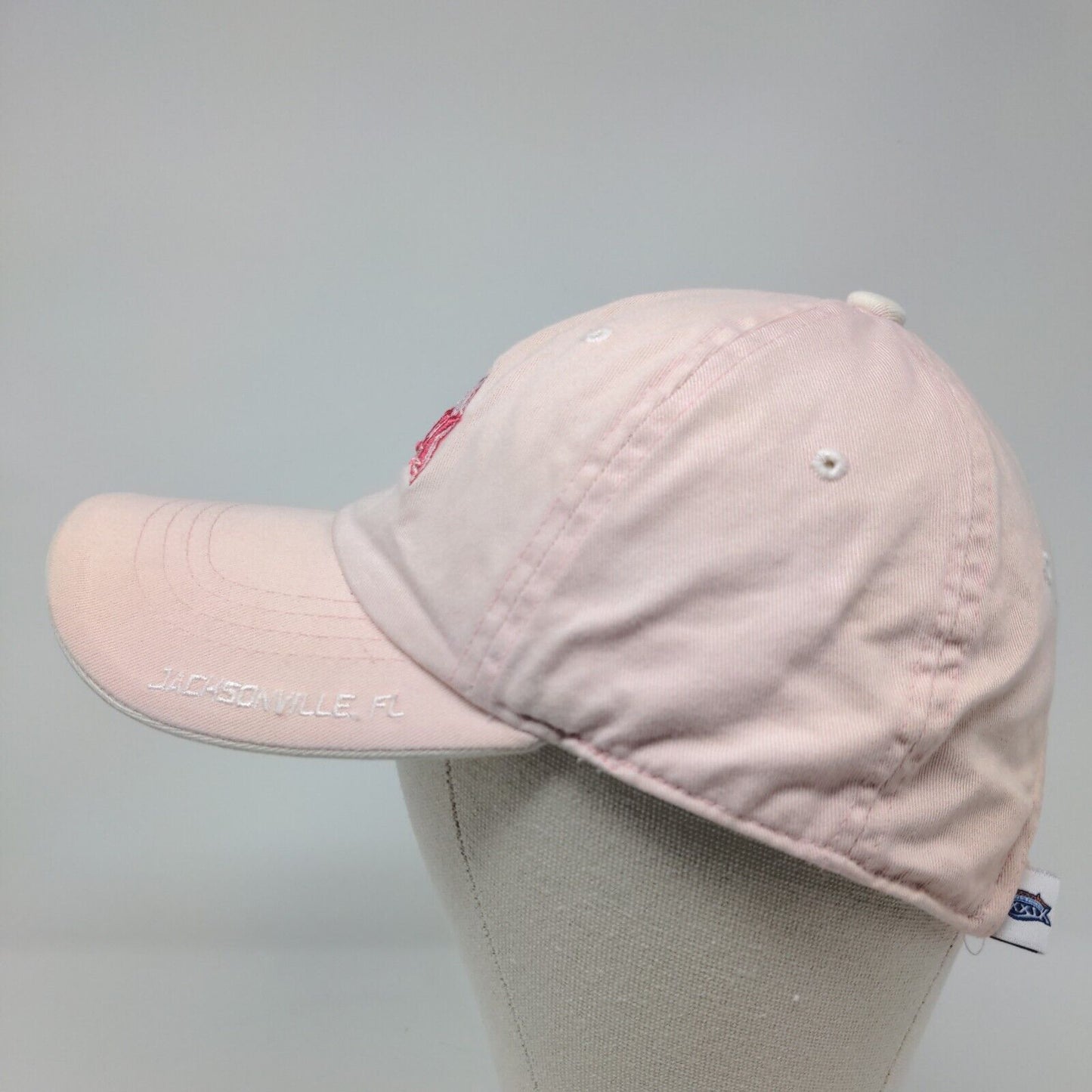 NFL Superbowl XXXIX Slideback Hat Pink OSFGA Embroidered Logo