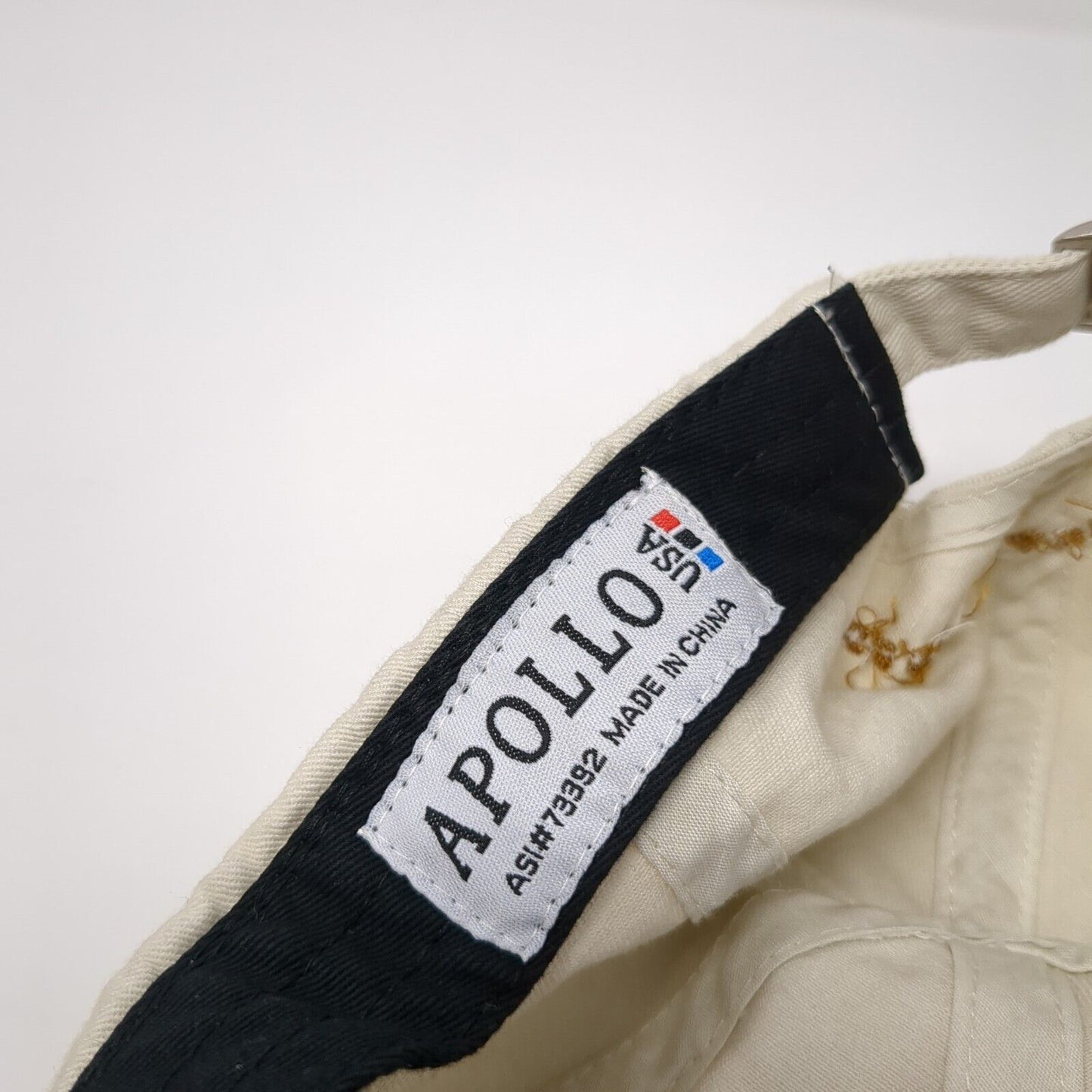 Auction Napa Valley 2017 Slideback Hat Tan One Size Embroidered Apollo