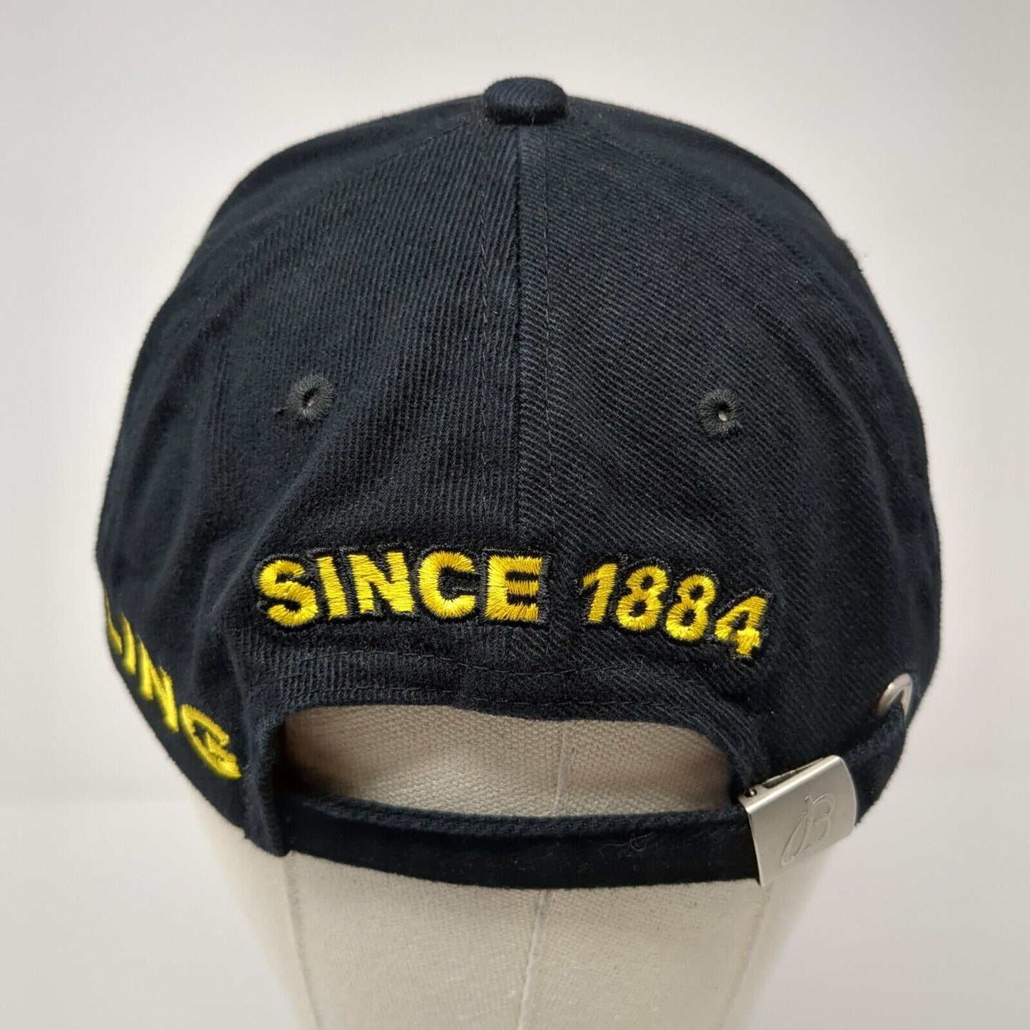 Breitling Slideback Hat Black OSFA Embroidered Swiss Chronographs Anchor Logo