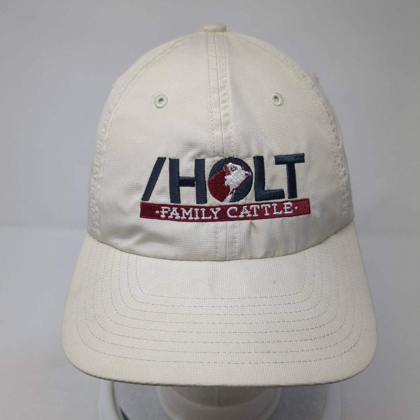 /Holt Family Cattle Strapback Hat Tan One Size Adjustable Embroidered Richardson