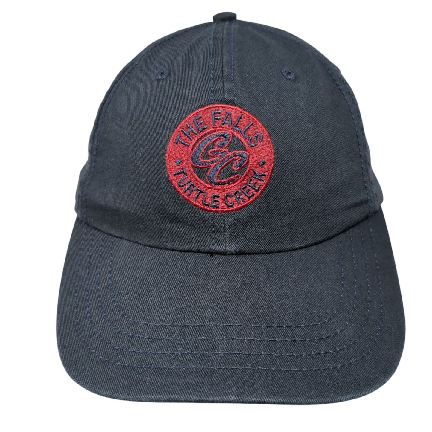The Falls Turtle Creek Slideback Hat Black OS Adjustable American Dry Goods