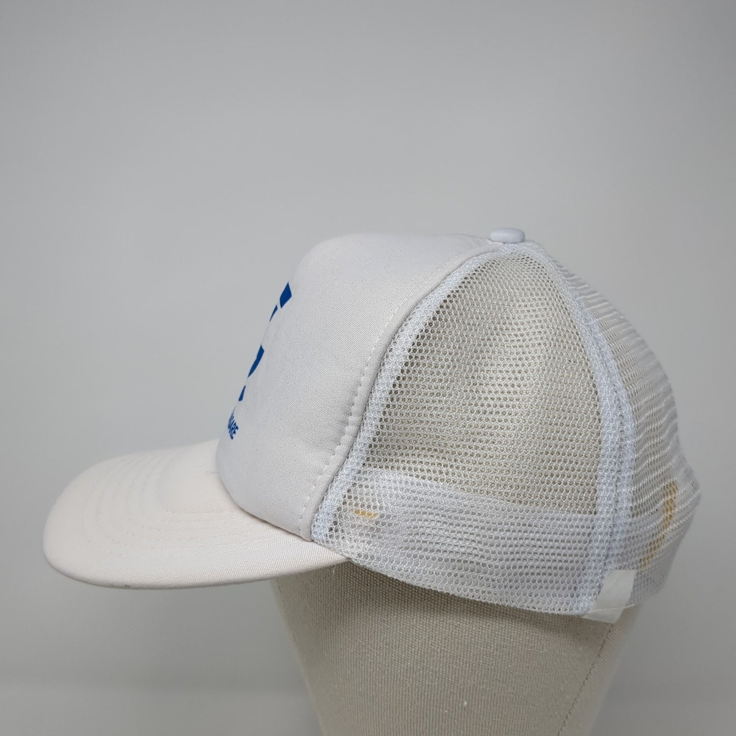 Carbones Del Guasare Snapback Trucker Hat Beige One Size Adjustable Mesh Back