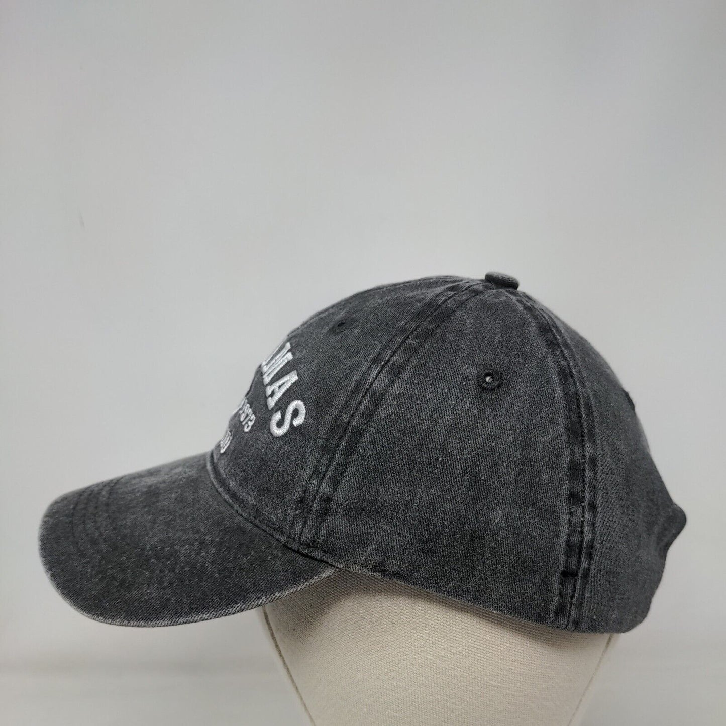 Bahamas Est 1973 Nassau Strapback Hat Gray One Size Adjustable Embroidered