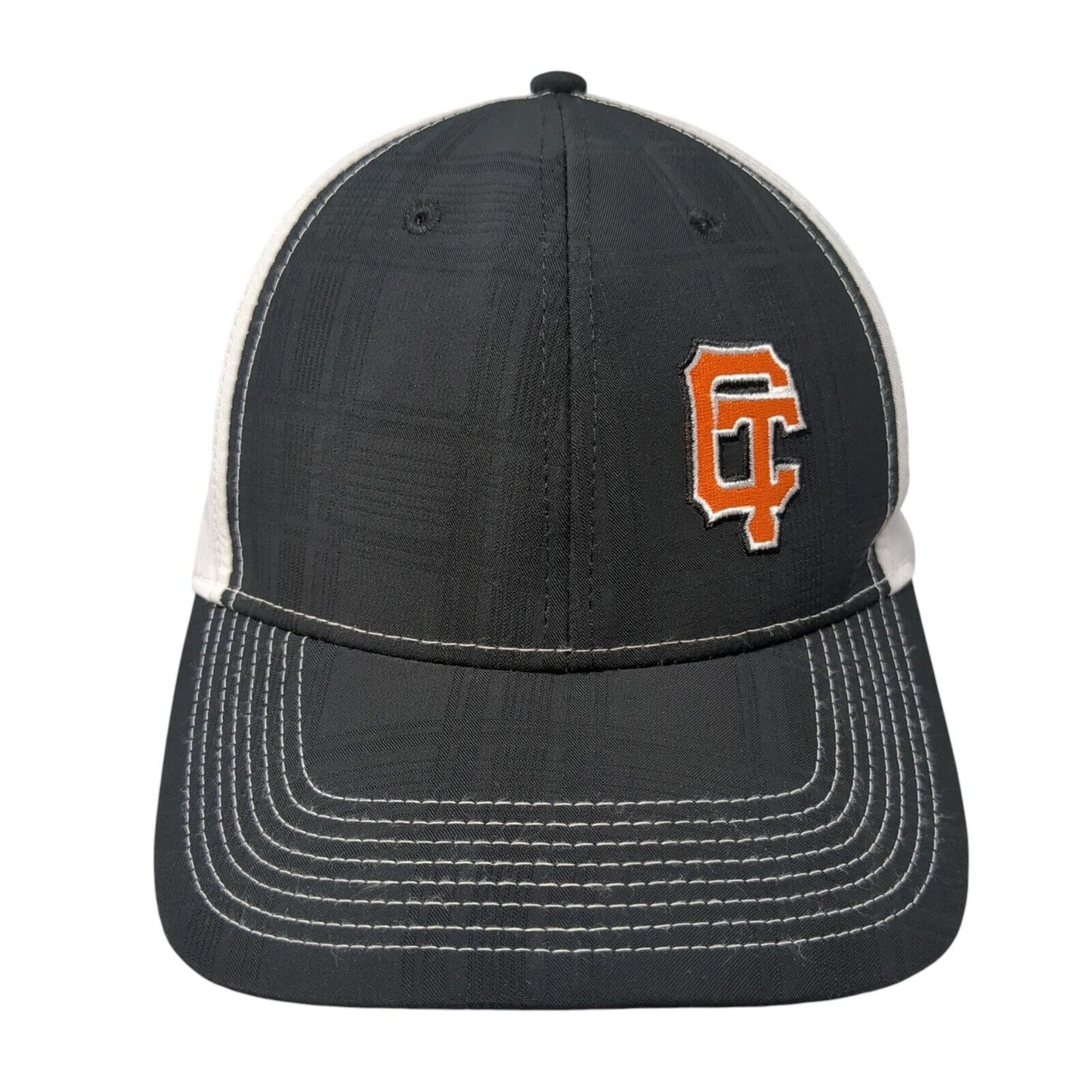 Cap America Golf Strapback Hat Black One Size Embroidered CT Colorblock