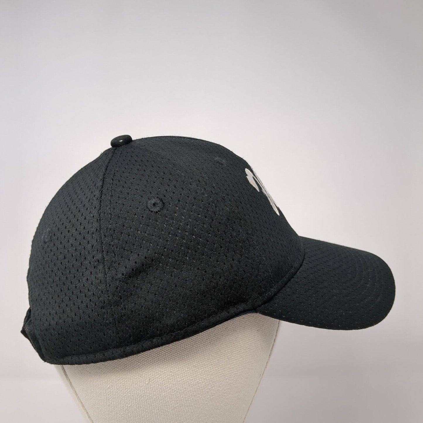 WV Youth Strapback Hat Black One Size Adjustable Embroidered Augusta Sportswear