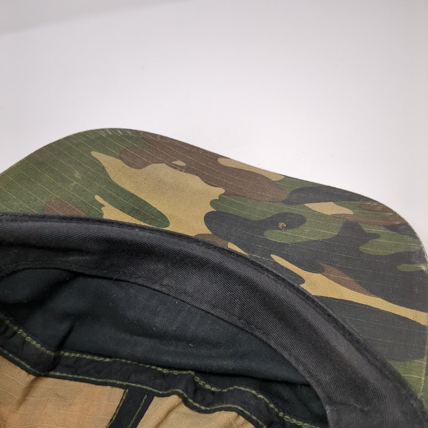 Brxtn Mfg Co Patch Slideback Hat Camouflage One Size Leather Strap