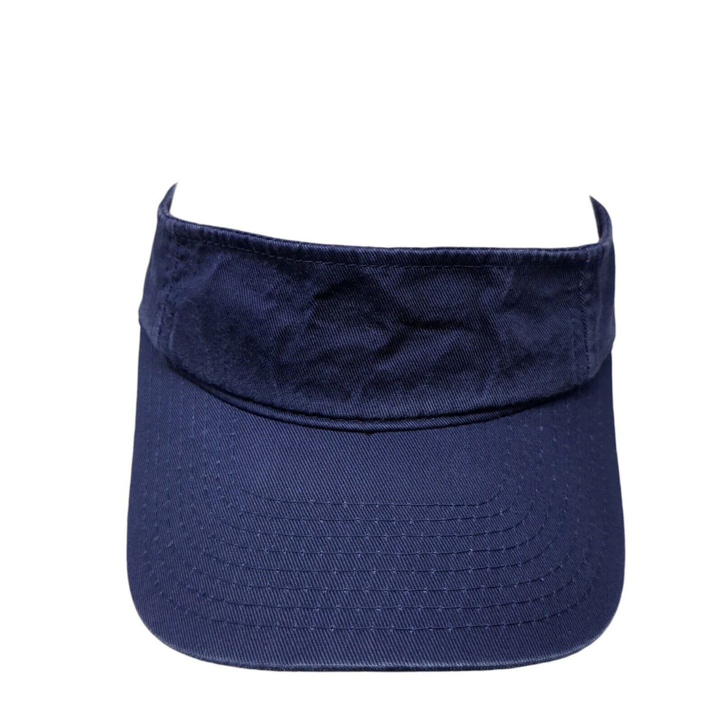 Luna Pier Slideback Sun Visor Hat Blue One Size Adjustable Solid Blank