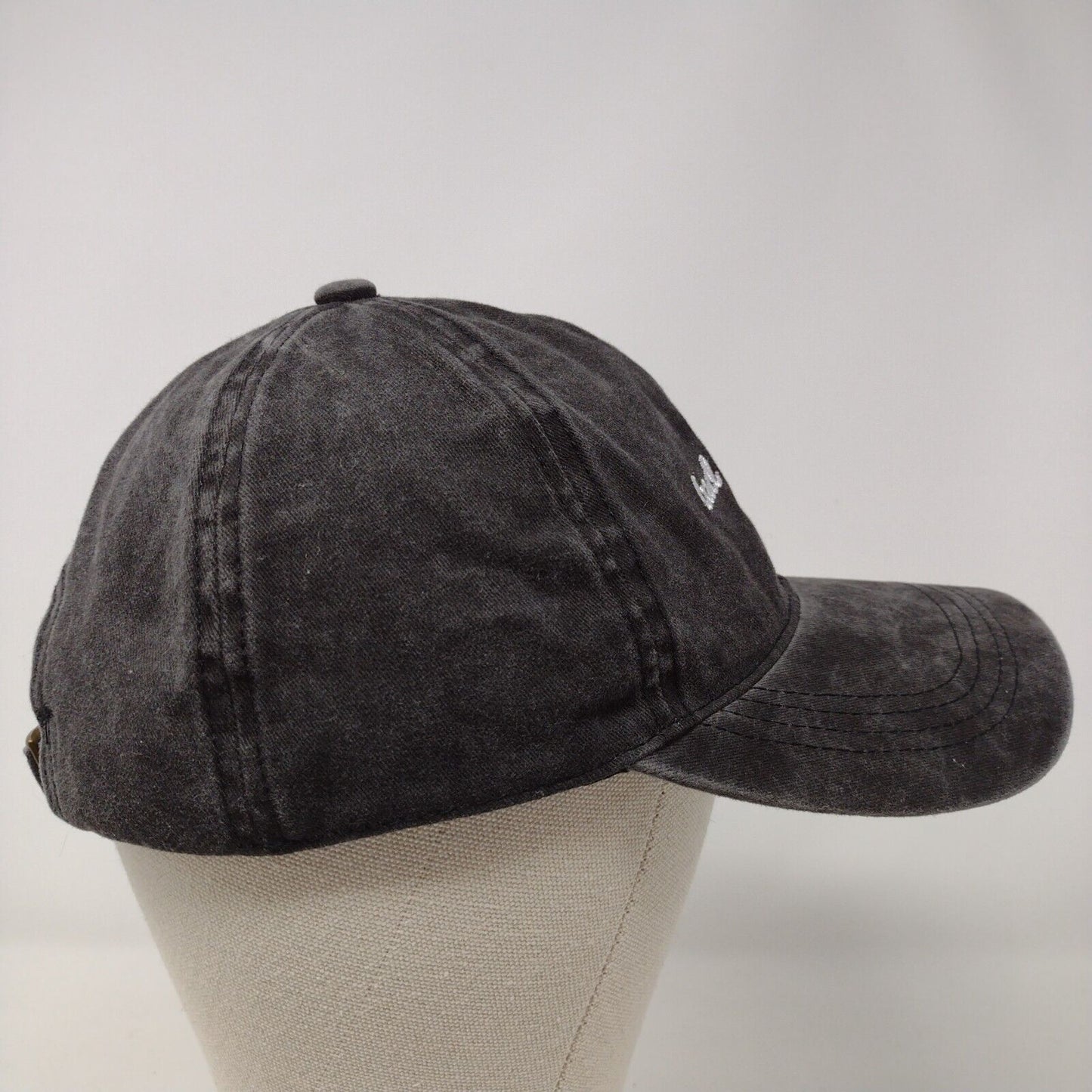 Bad Hair Day Slideback Hat Gray OSFM Adjustable Embroidered 6 Panel Cotton