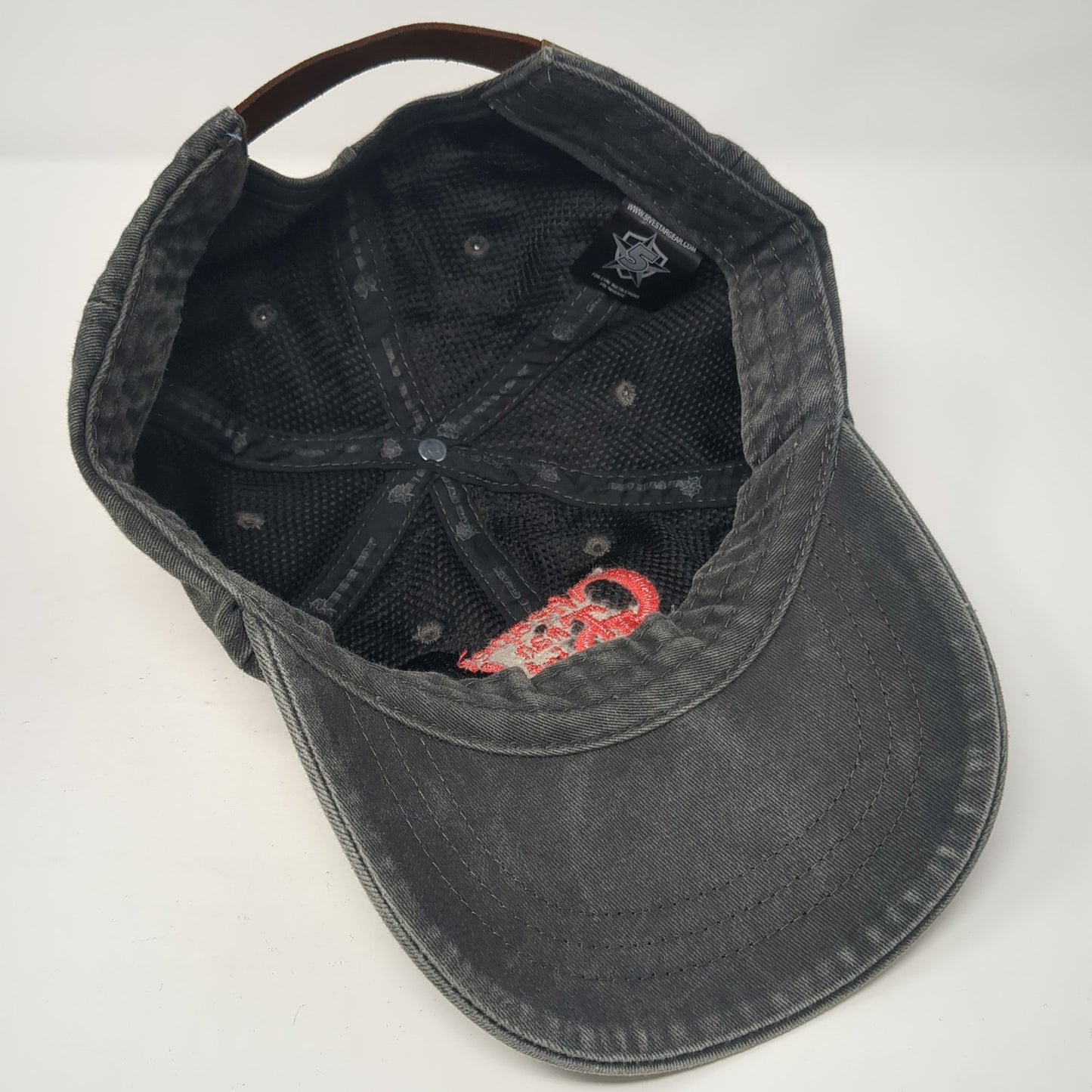 Cheaper Than Dirt! Slideback Baseball Cap Gray One Size Adjustable Embroidered