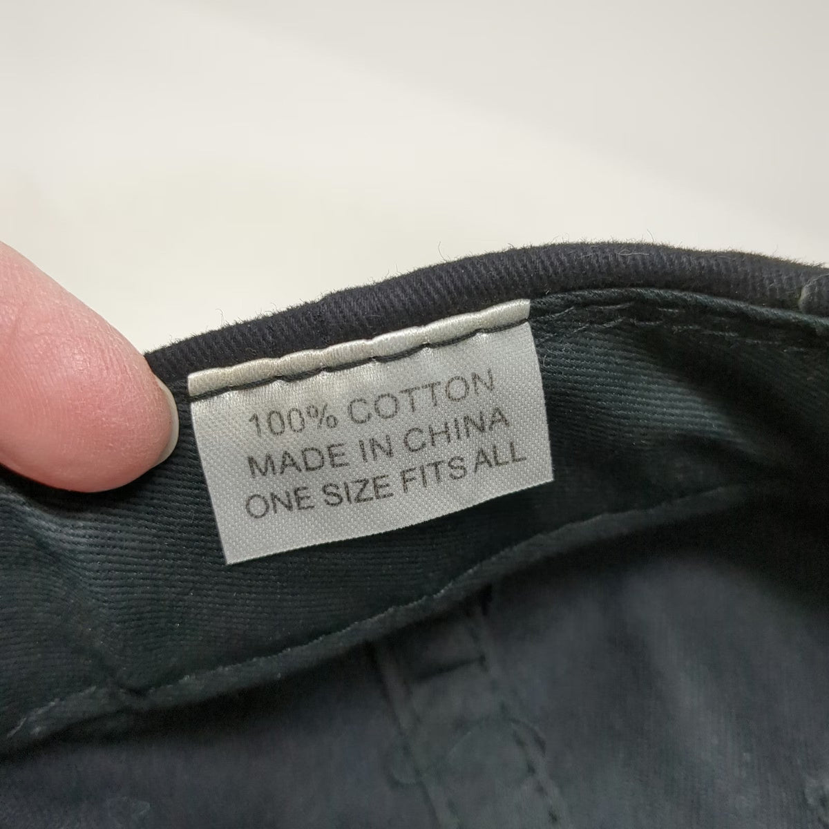 Ball Park Brand Hot Dog Logo Hat Black Baseball Cap One Size Strapback Gray Trim