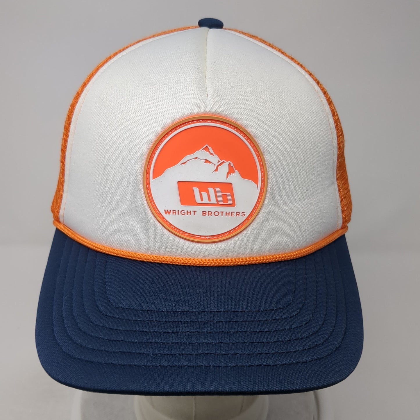 Wright Brothers Snapback Trucker Hat Multicolor One Size Adjustable Mesh Back