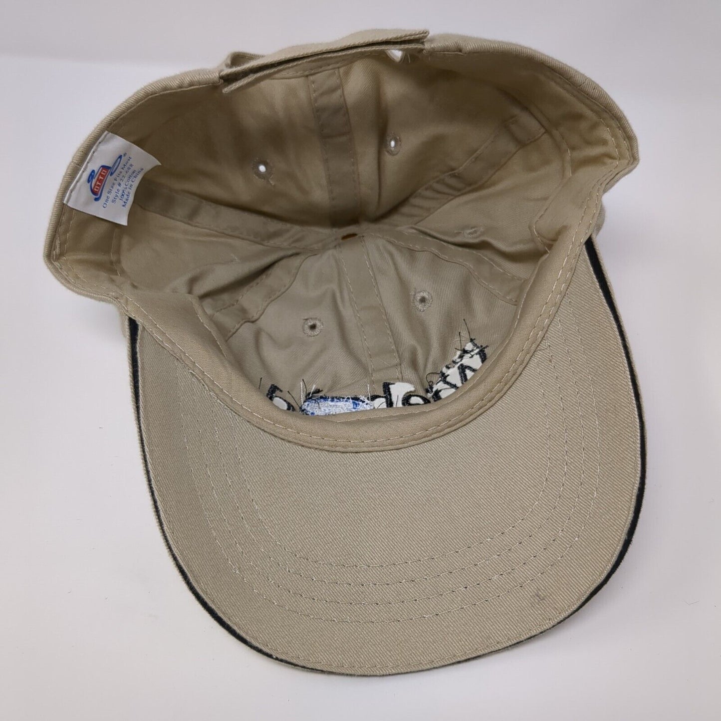 Dan Wiebold Ford Strapback Hat Tan OSFM Adjustable Embroidered Otto