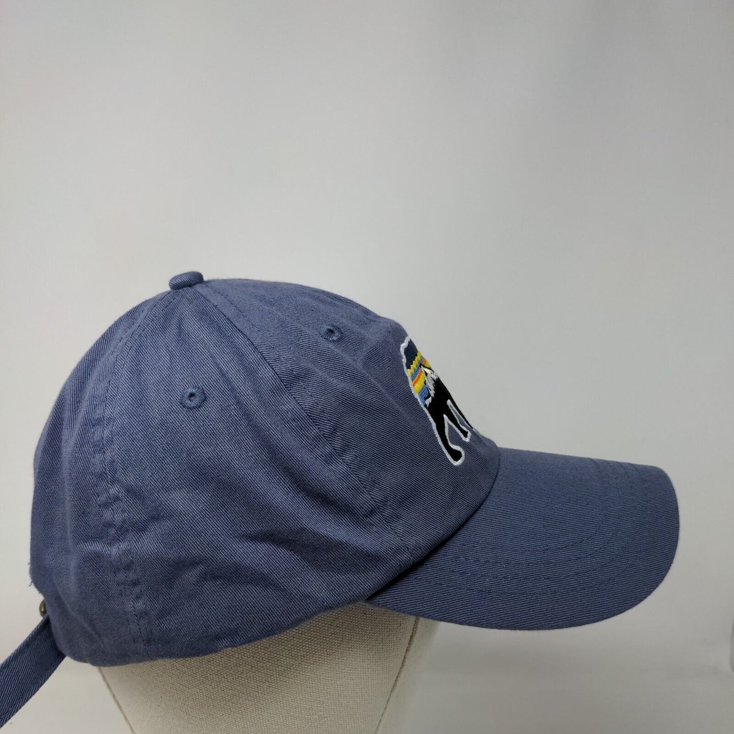 Bear Mountain Slideback Hat Blue OSFA Embroidered 6 Panel Paramount