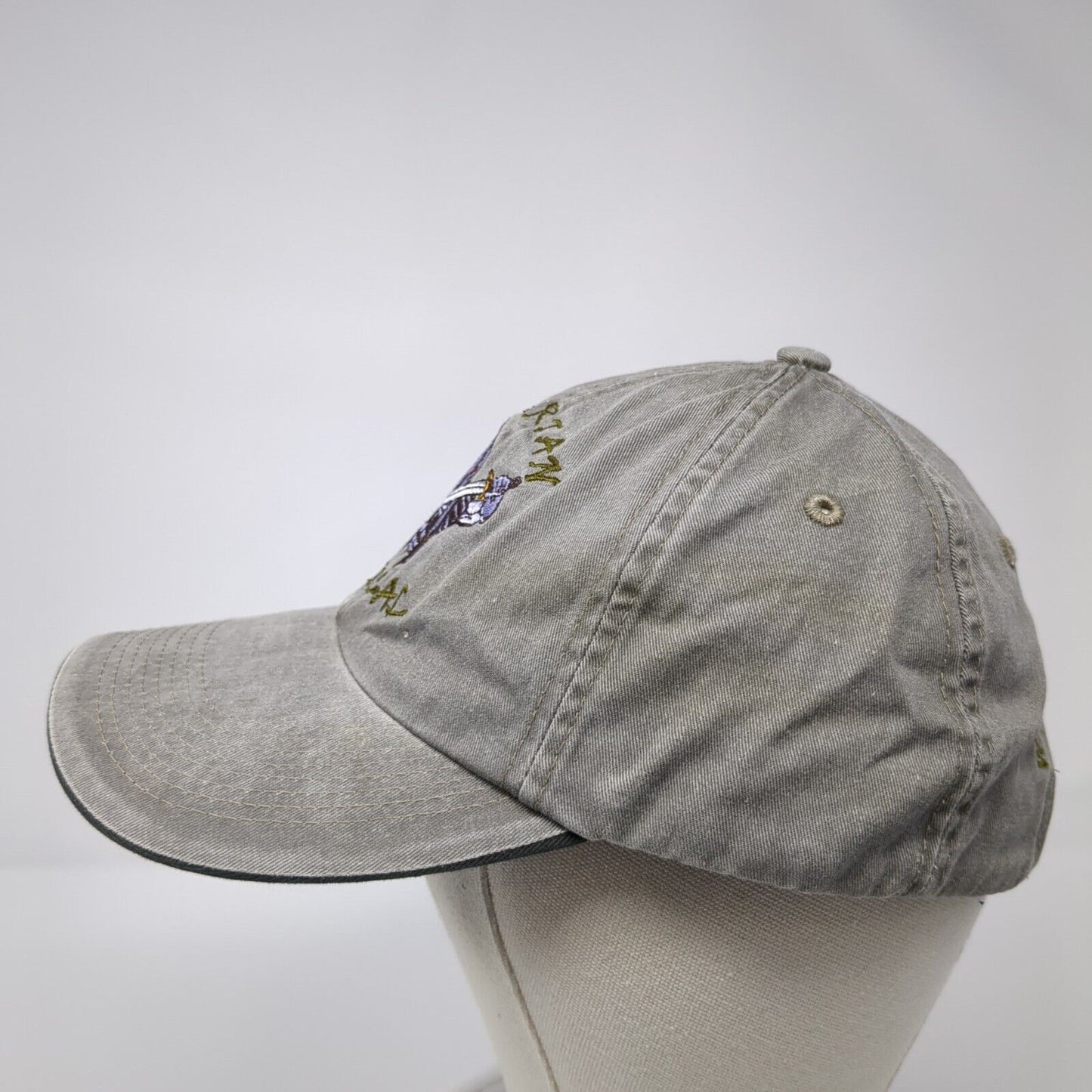 Spartan Tactical Slideback Hat Gray One Size Adjustable Embroidered