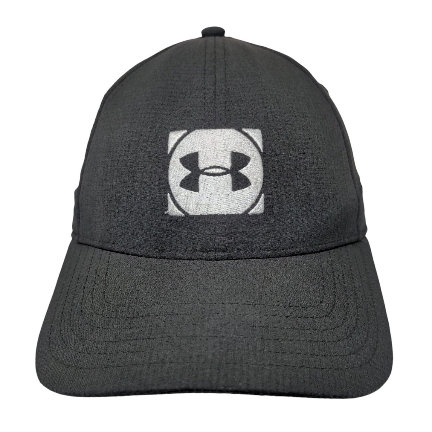 Under Armour Golf Fitted Hat Black Medium/Large Classic Fit 6 Panel