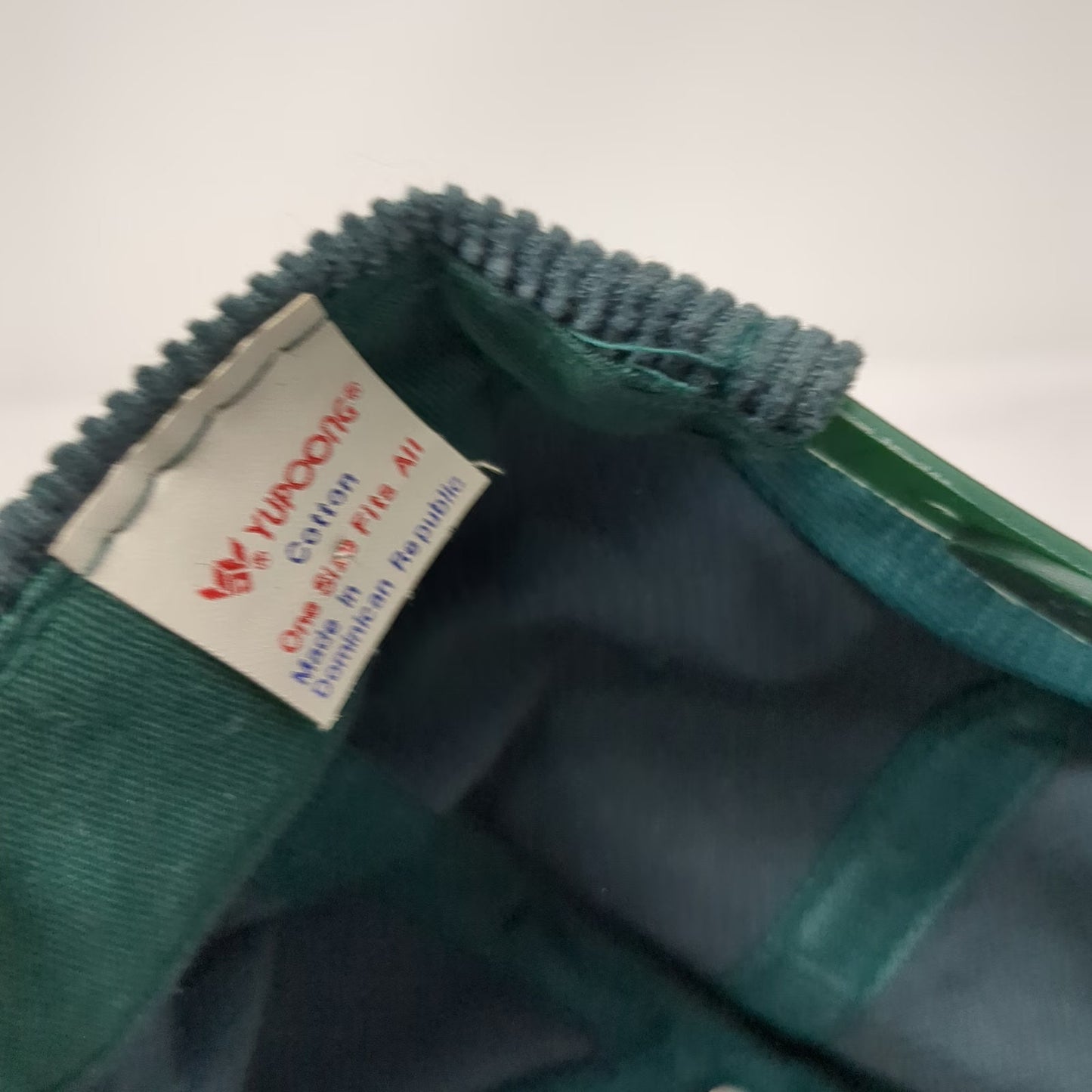 Yupoong Trucker Green One Size Ski Nantucket Corduroy Rope Snapback Cotton hat