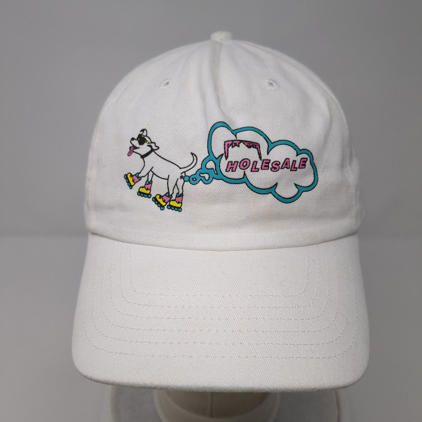 Pit Viper Holesale Slideback Hat White OS Adjustable Dog Print BIG X Cotton