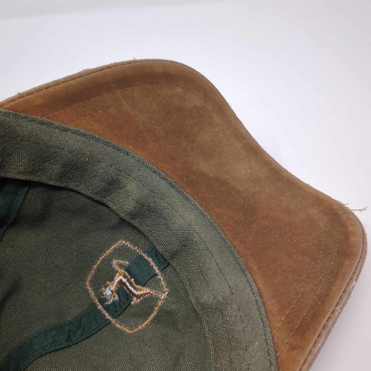 John Deere Slideback Hat Multi One Size Embroidered Logo Colorblock