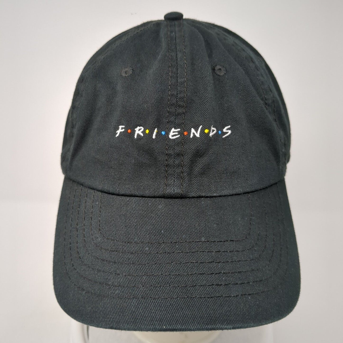 Friends Slideback Hat Black One Size Adjustable Embroidered TV Series