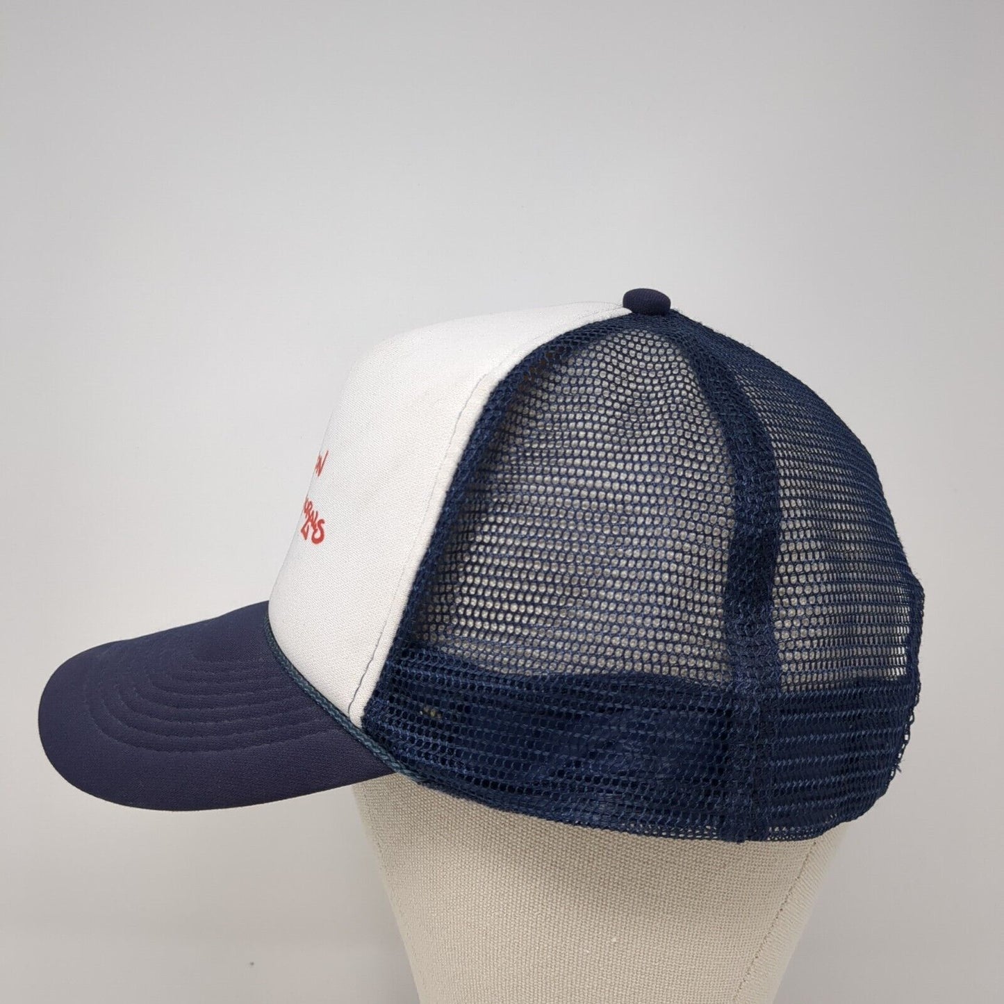 Albertson Intramurals Snapback Rope Trucker Hat Blue One Size Mesh Back