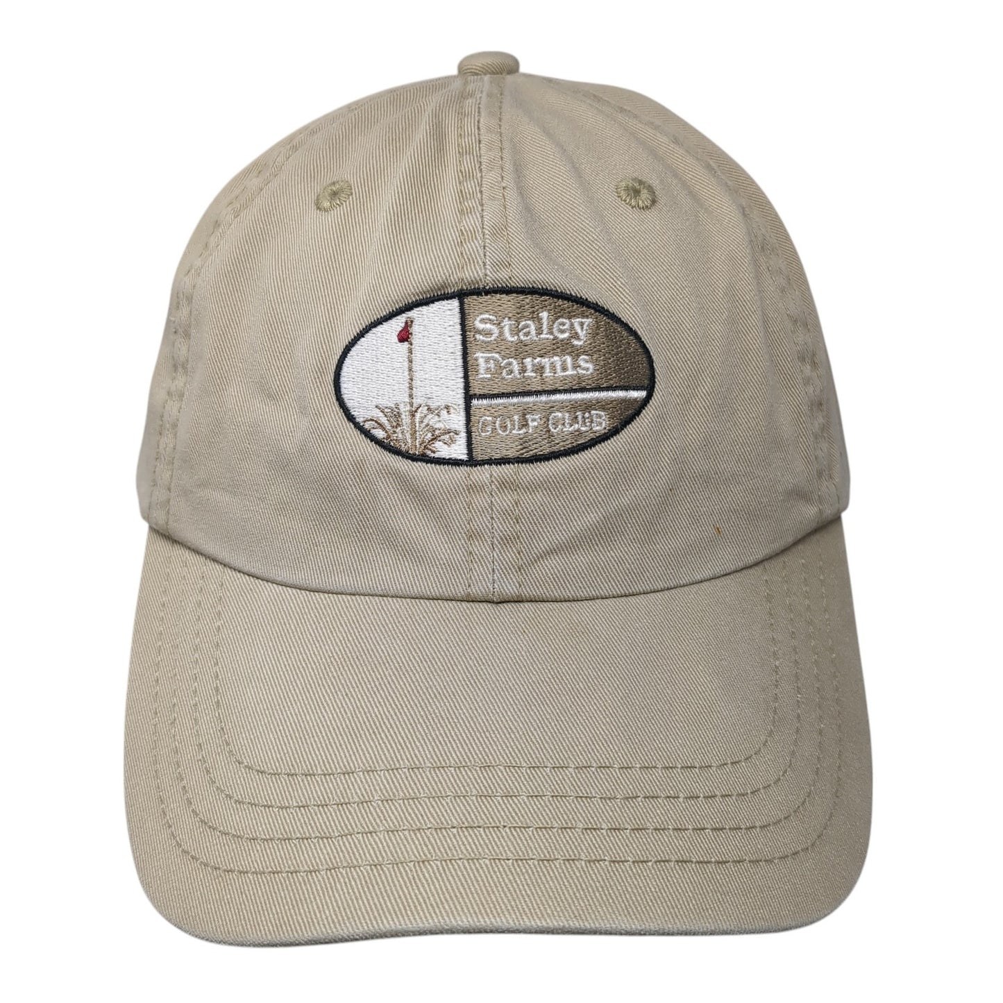 Staley Farms Golf Club Baseball Cap Brown One Size Adjustable 6 Panel Imperial