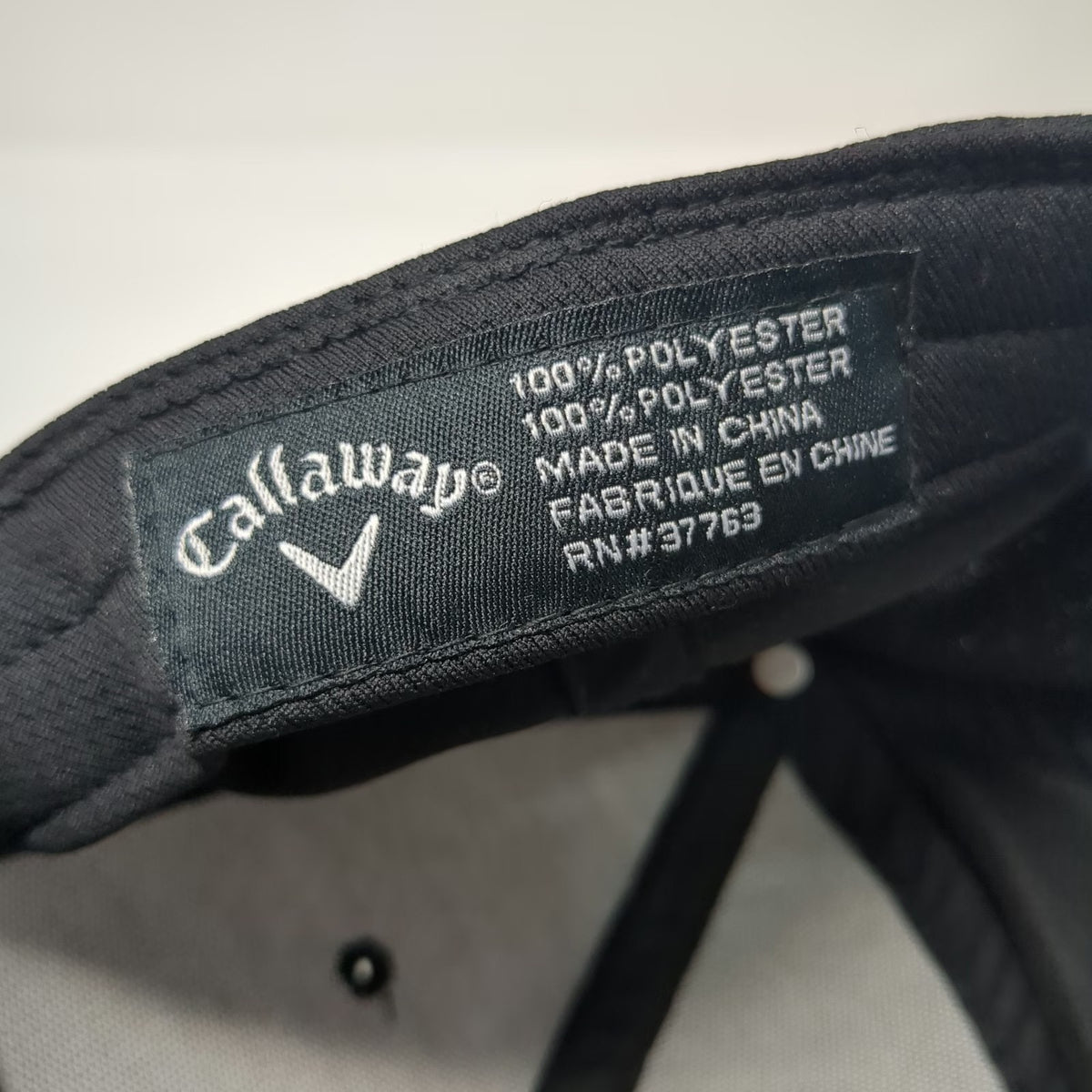 Callaway Baseball Cap Black One Size Woodford Reserve Strapback Golf Hat Mesh