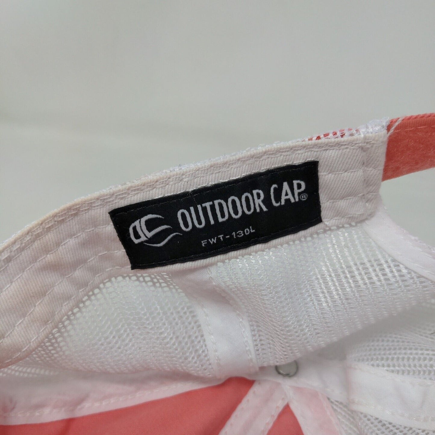 Opterra Solutions Ladies Strapback Trucker Hat Pink OS Mesh Back Outdoor Cap