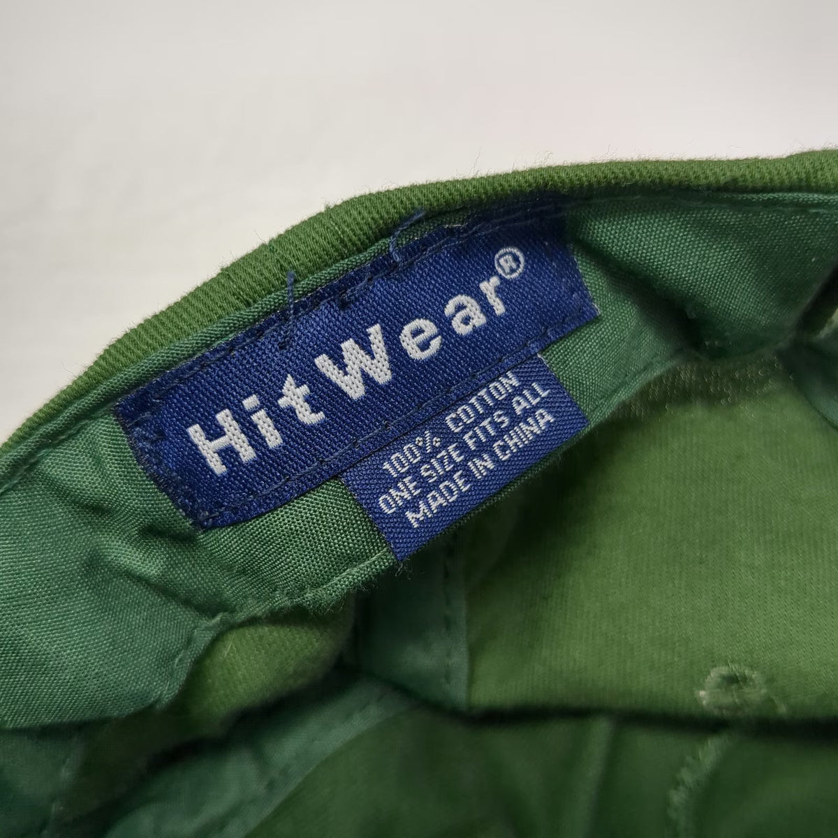 HitWear 5 Panel Green One Size Strapback Cotton CARE About Safety Awareness Hat