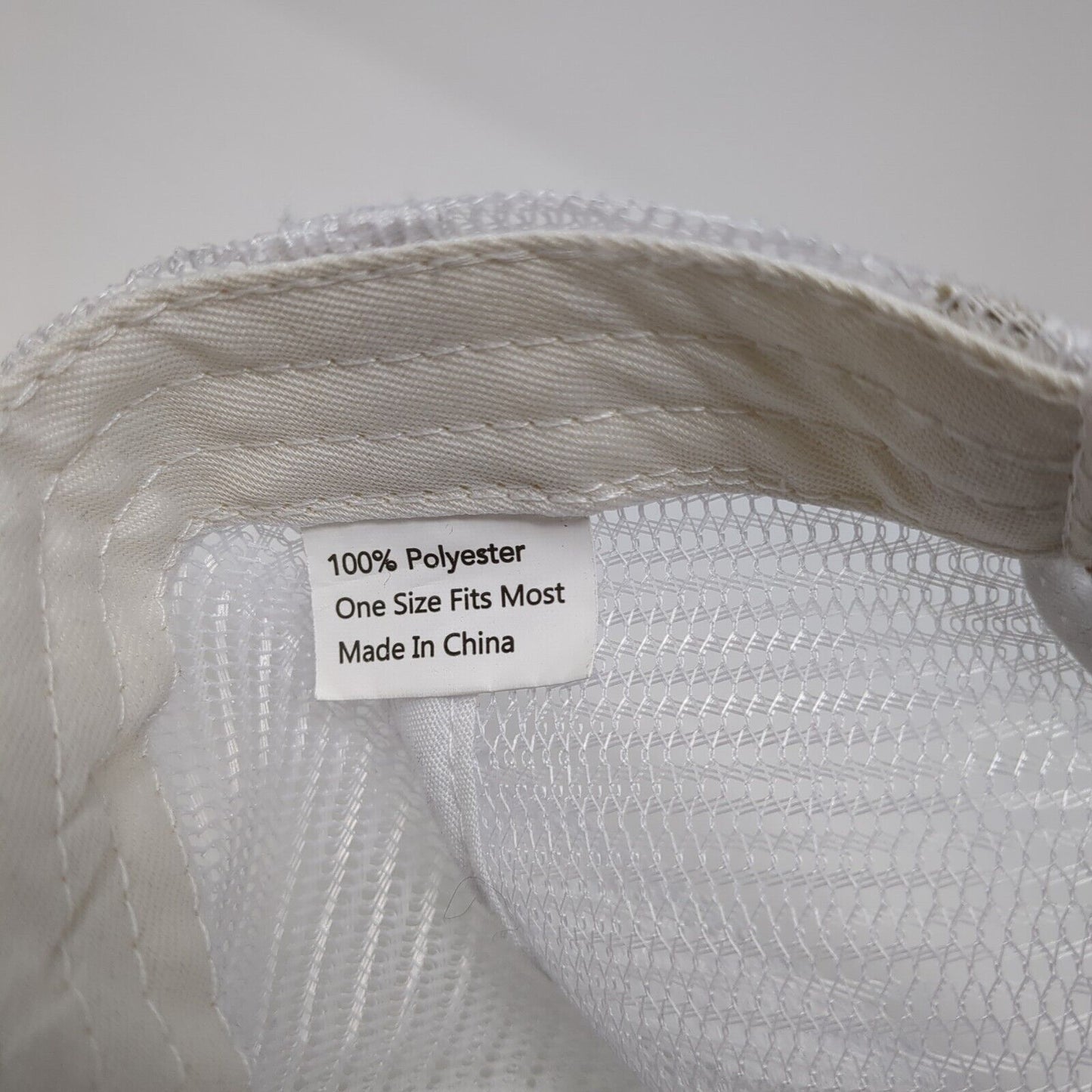 Wild Things Taxidermy Strapback Trucker Hat Tan One Size Mesh Back