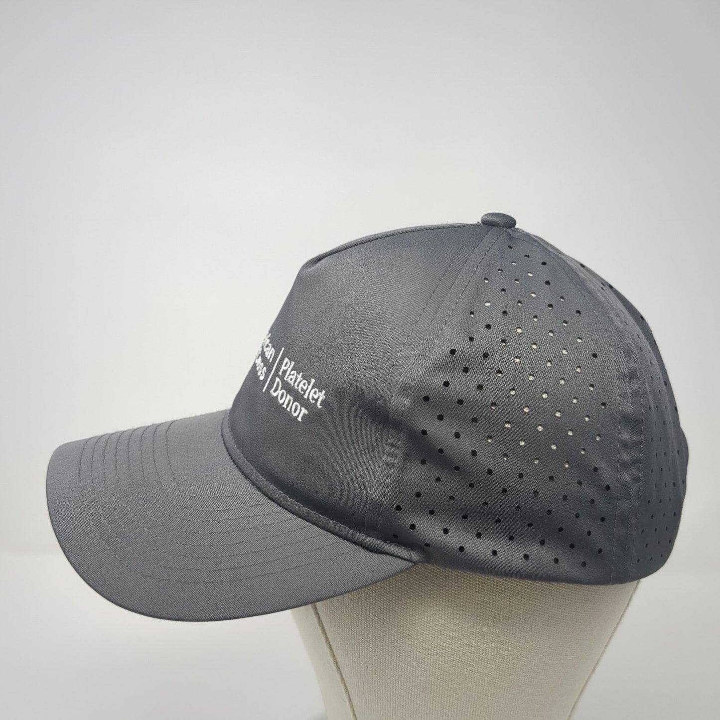 American Red Cross Baseball Cap Gray One Size Adjustable Embroidered 6 Panel