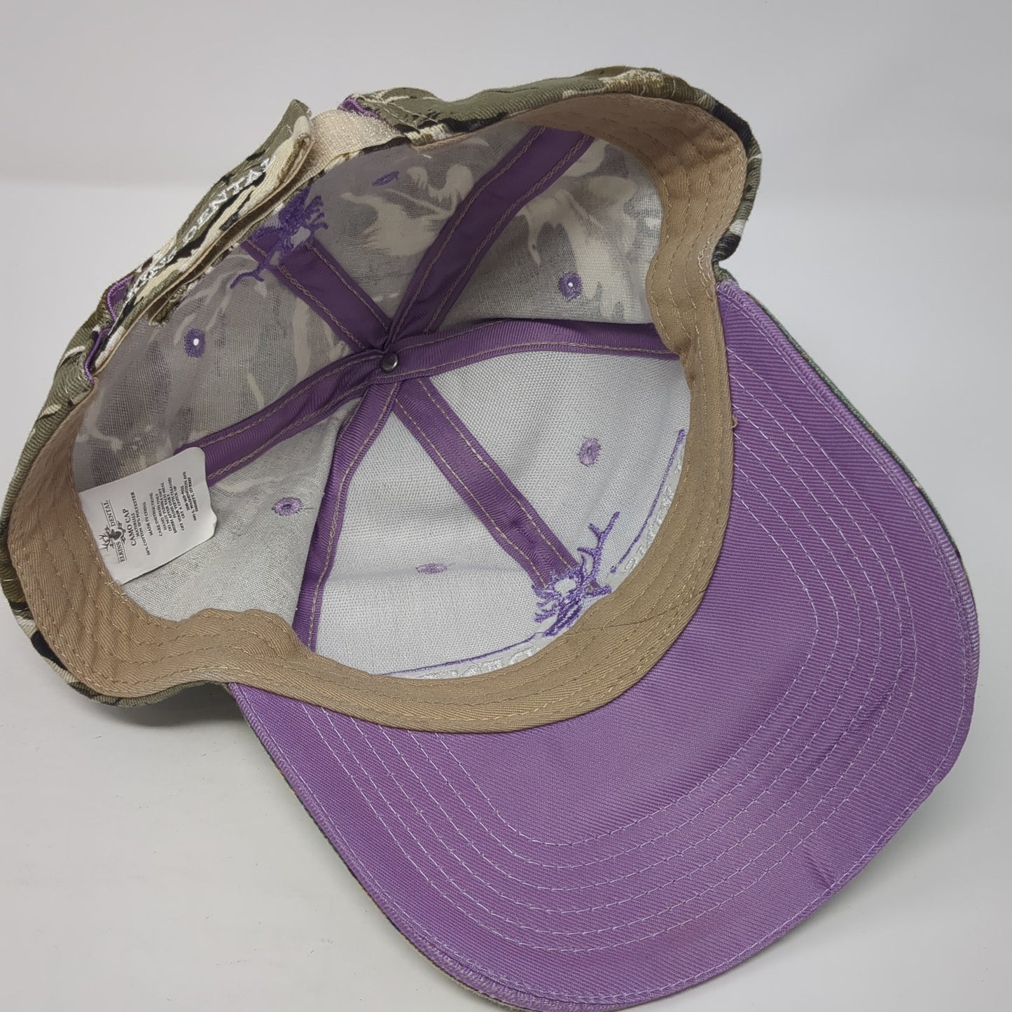 Elkins Dental Strapback Hat Multicolor Camo One Size Embroidered Hunting