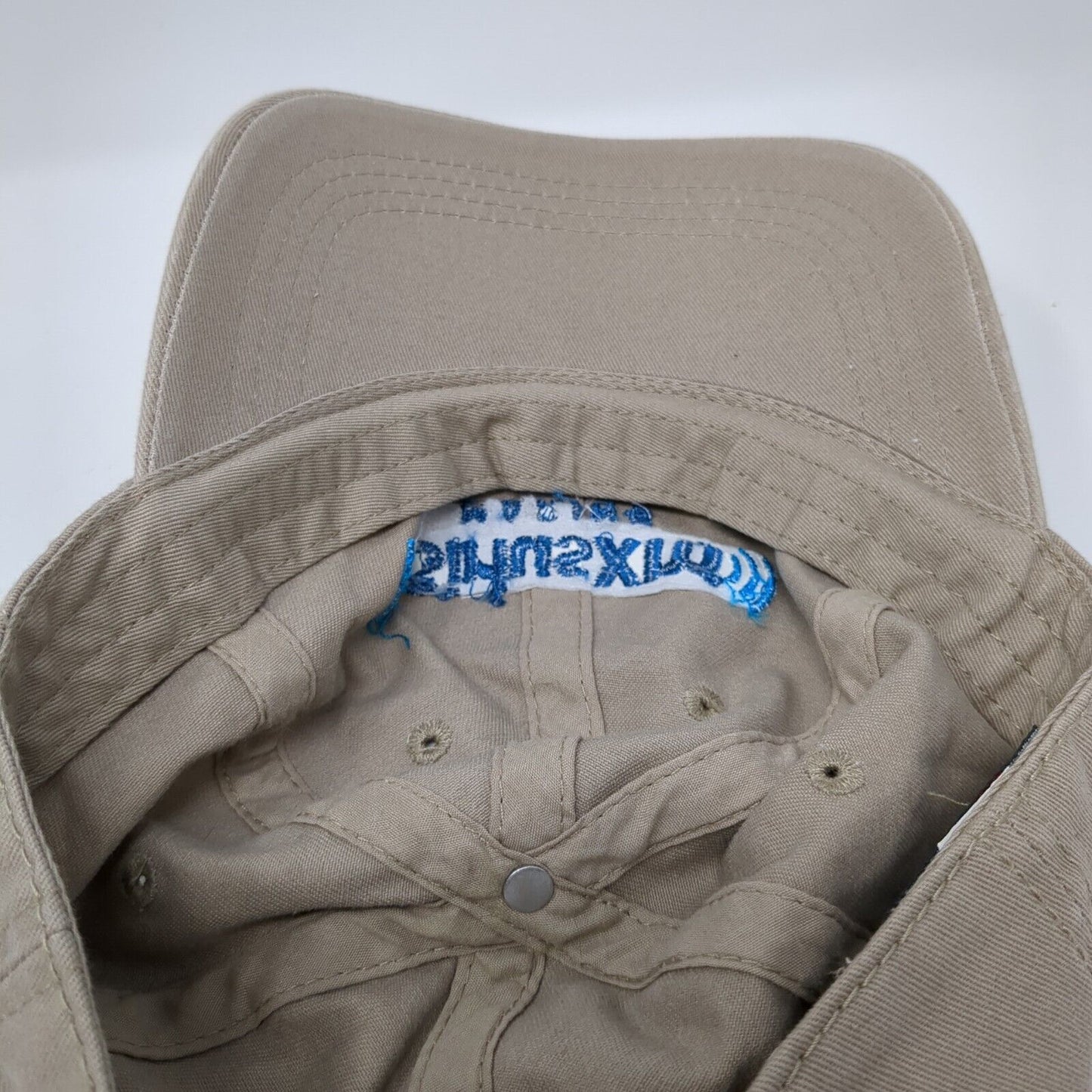 SiriusXM Marine Slideback Hat Tan One Size Embroidered Cap America