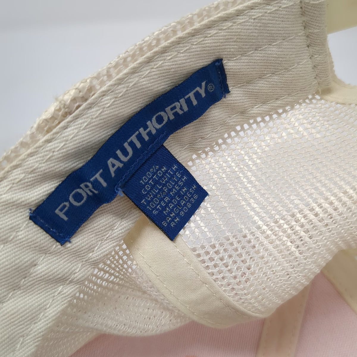 Port Authority Trucker Hat Pink One Size Snapback Shiloh Bible Camp Teepee Mesh