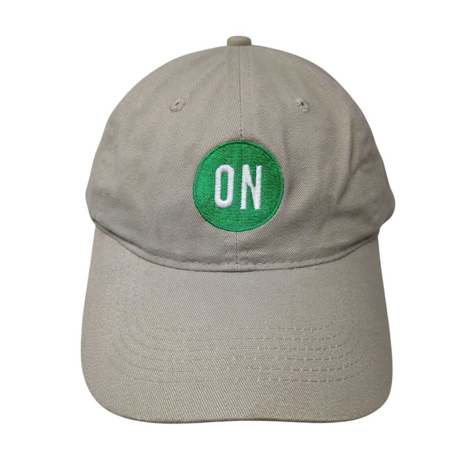 ON Pocatello Slideback Hat Tan One Size Adjustable Embroidered Port & Company