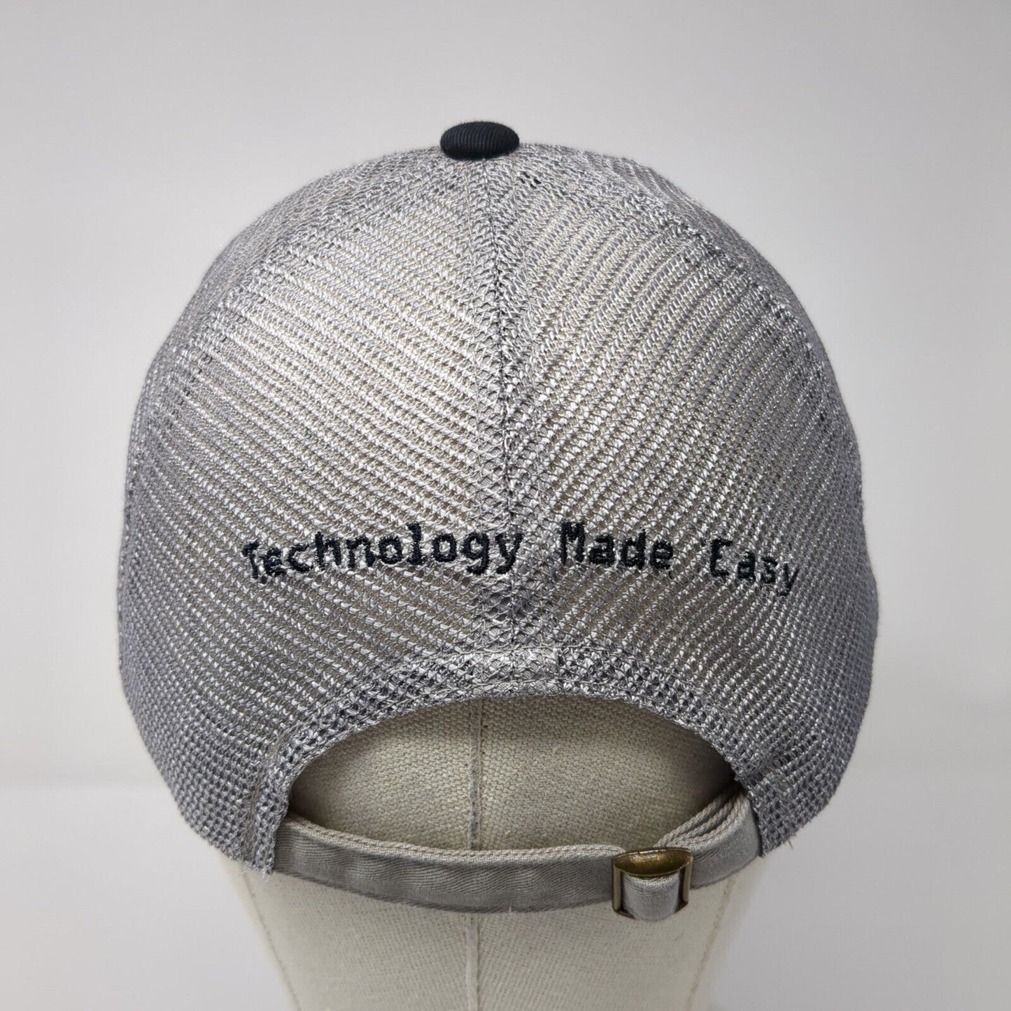 Technology Solutions LLC Slideback Trucker Hat Black One Size Mesh Back