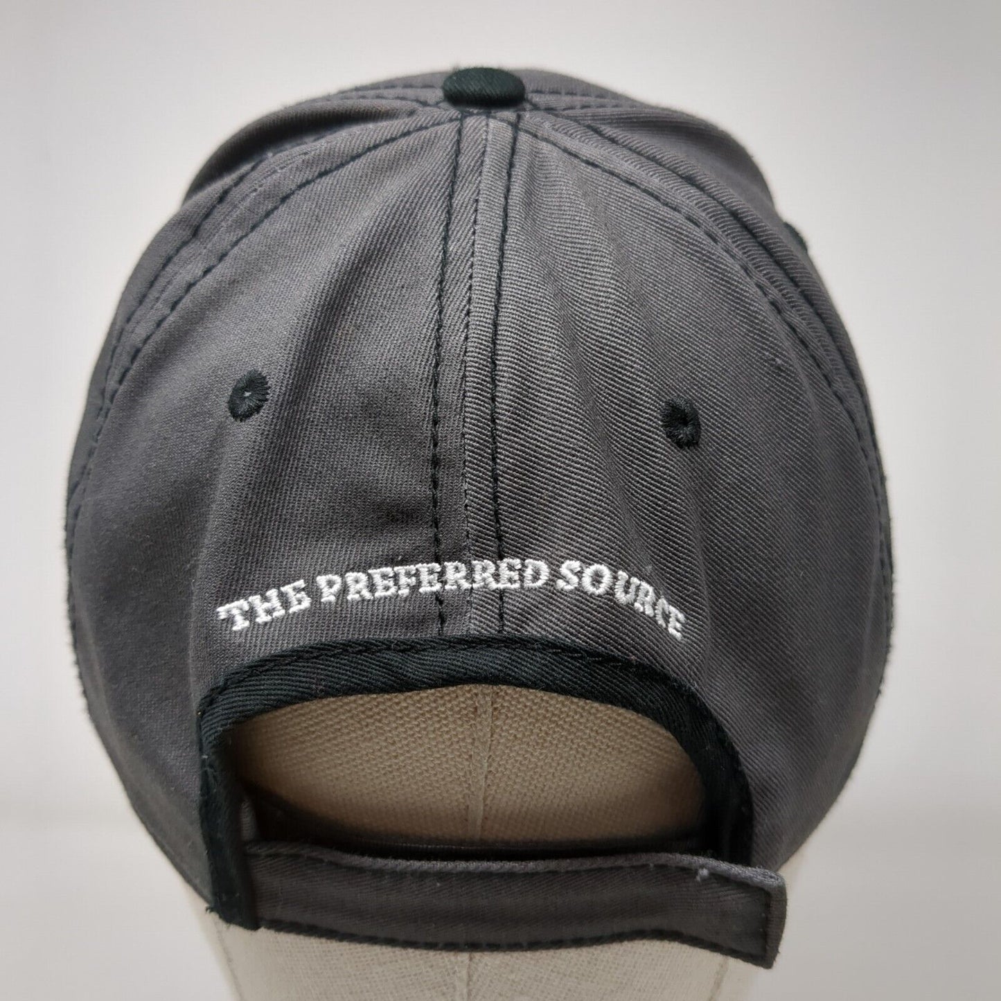 Idaho Materials & Construction Strapback Hat Gray OS Adjustable Embroidered Otto