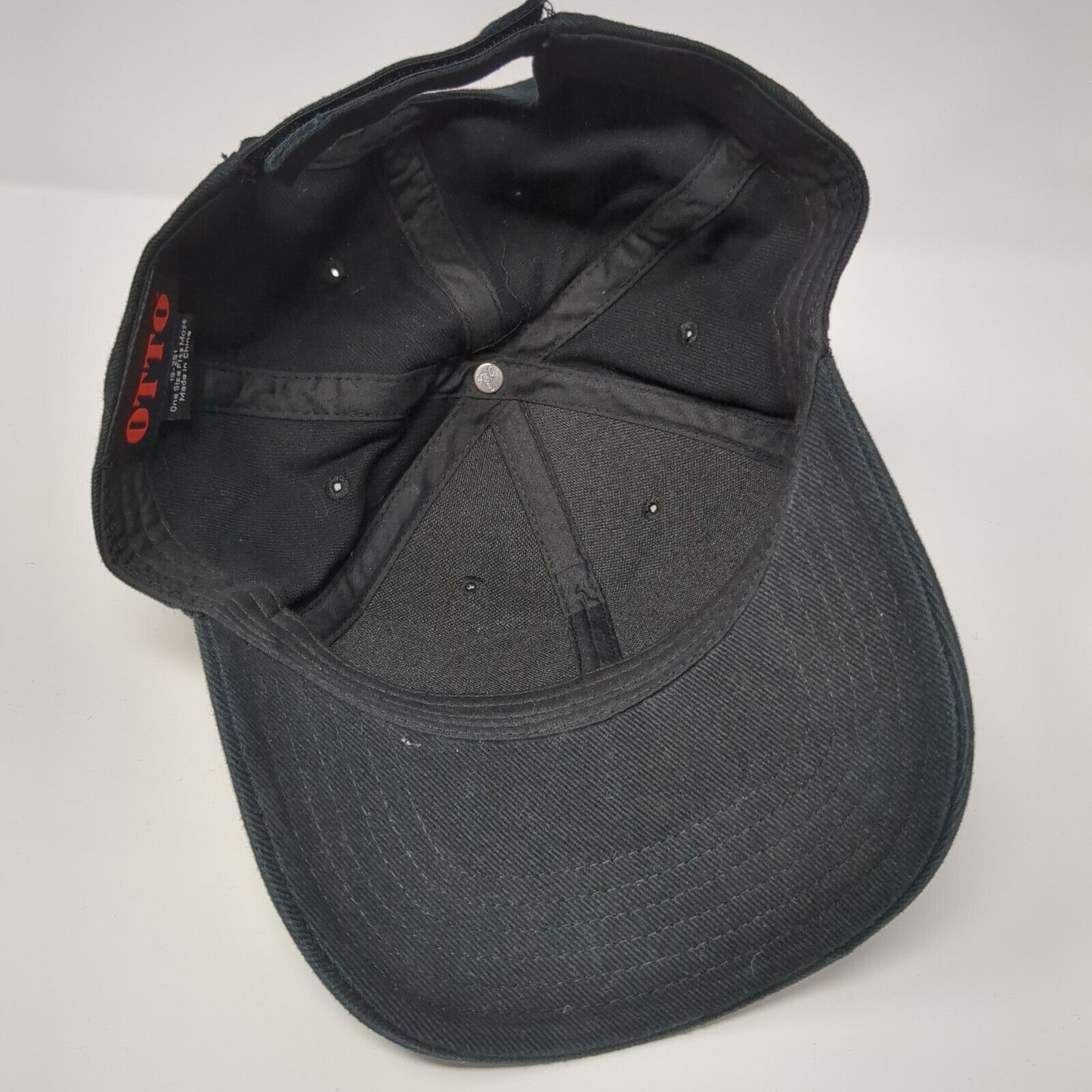 Basque Flag Patch Strapback Hat Black One Size Adjustable Otto 6 Panel