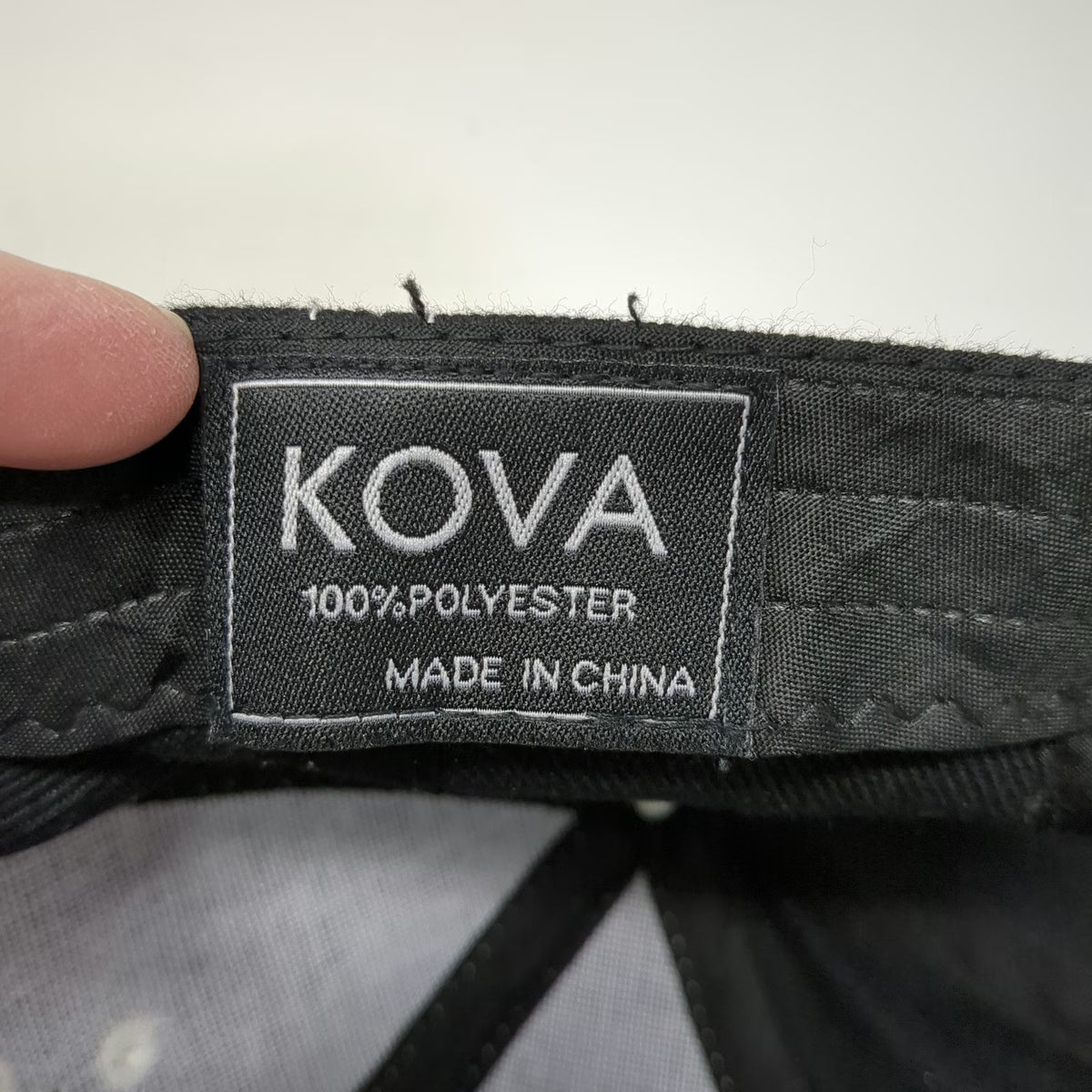 KOVA Baseball Cap Black One Size Venice Beach California Palm Tree Strapback Hat