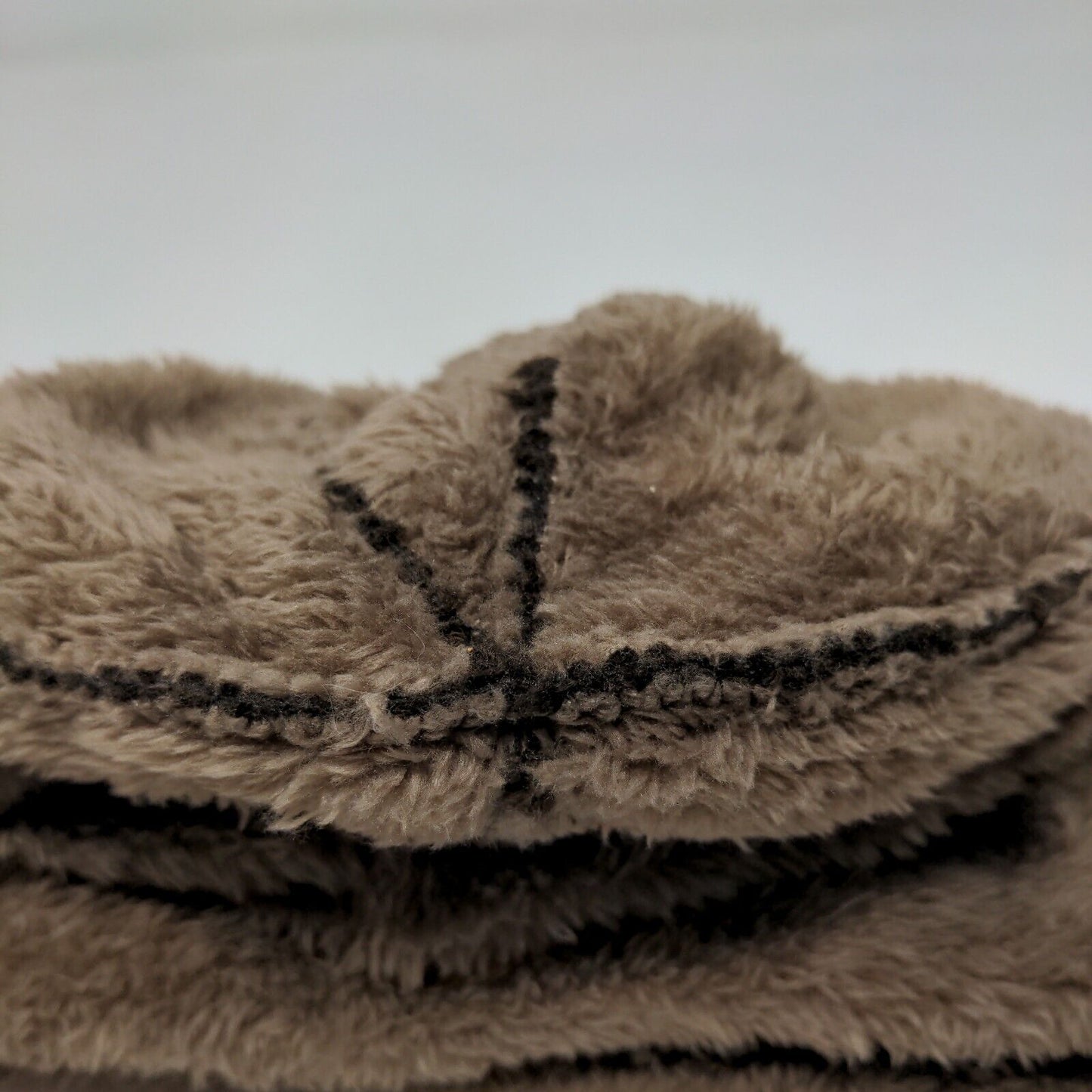 Hindawi Men's Knit Beanie Cap Hat Cable Knit Brown W/Tags 100% Acrylic