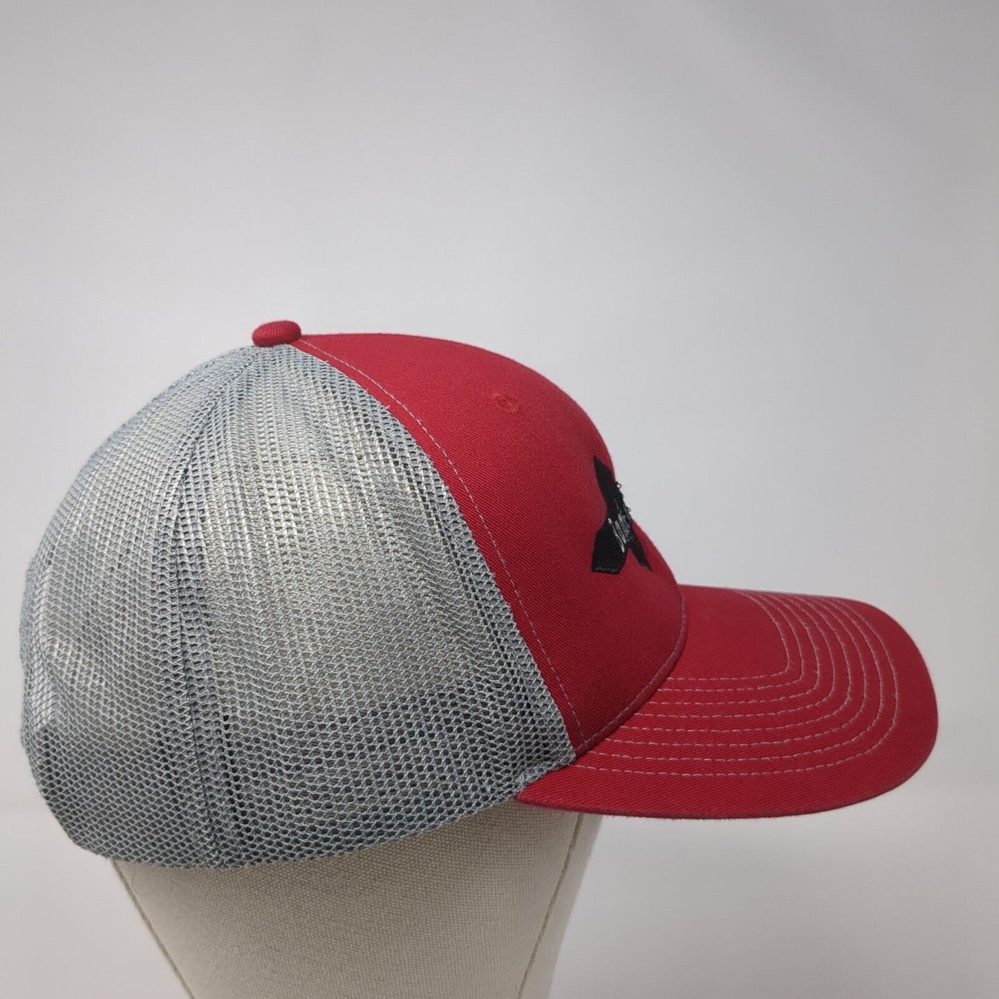 Bank of Grandin Snapback Trucker Hat Multicolor One Size Mesh Back