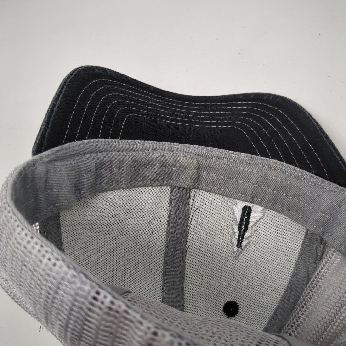 Backwoods Snapback Trucker Hat Gray OS Adjustable Mesh Back 6 Panel Brewery