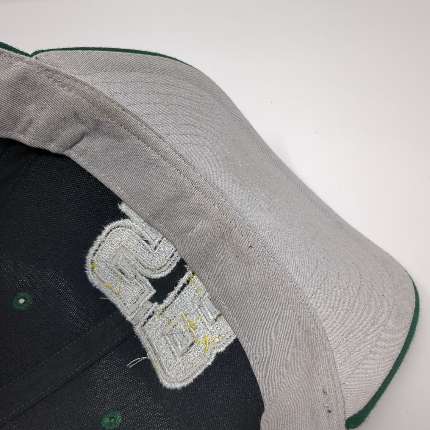 SB Strapback Hat Green Large Adjustable Embroidered 6 Panel Richardson