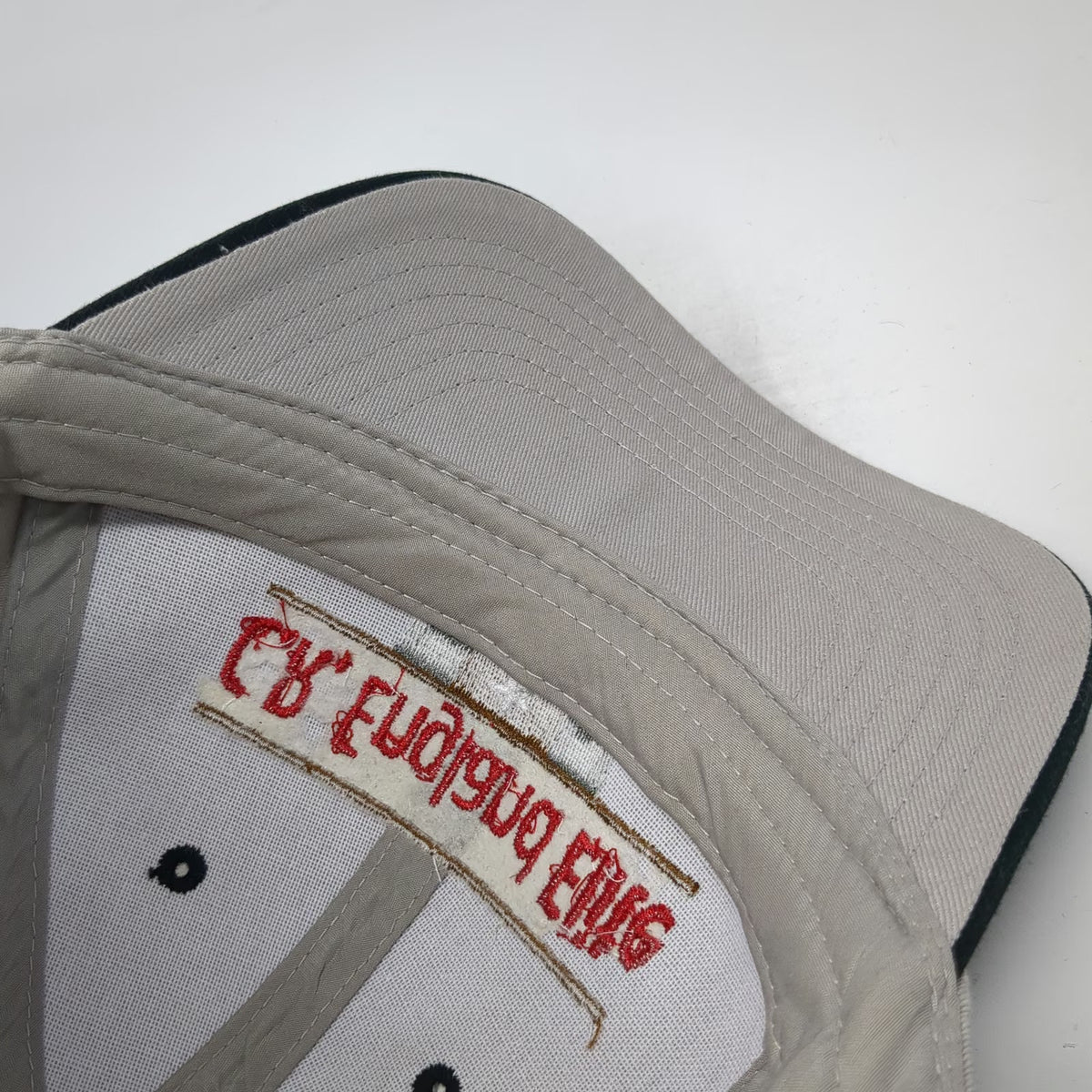 C.R. England Elite Hat Baseball Cap Gray Black One Size Bronze Pin Logo Trucking
