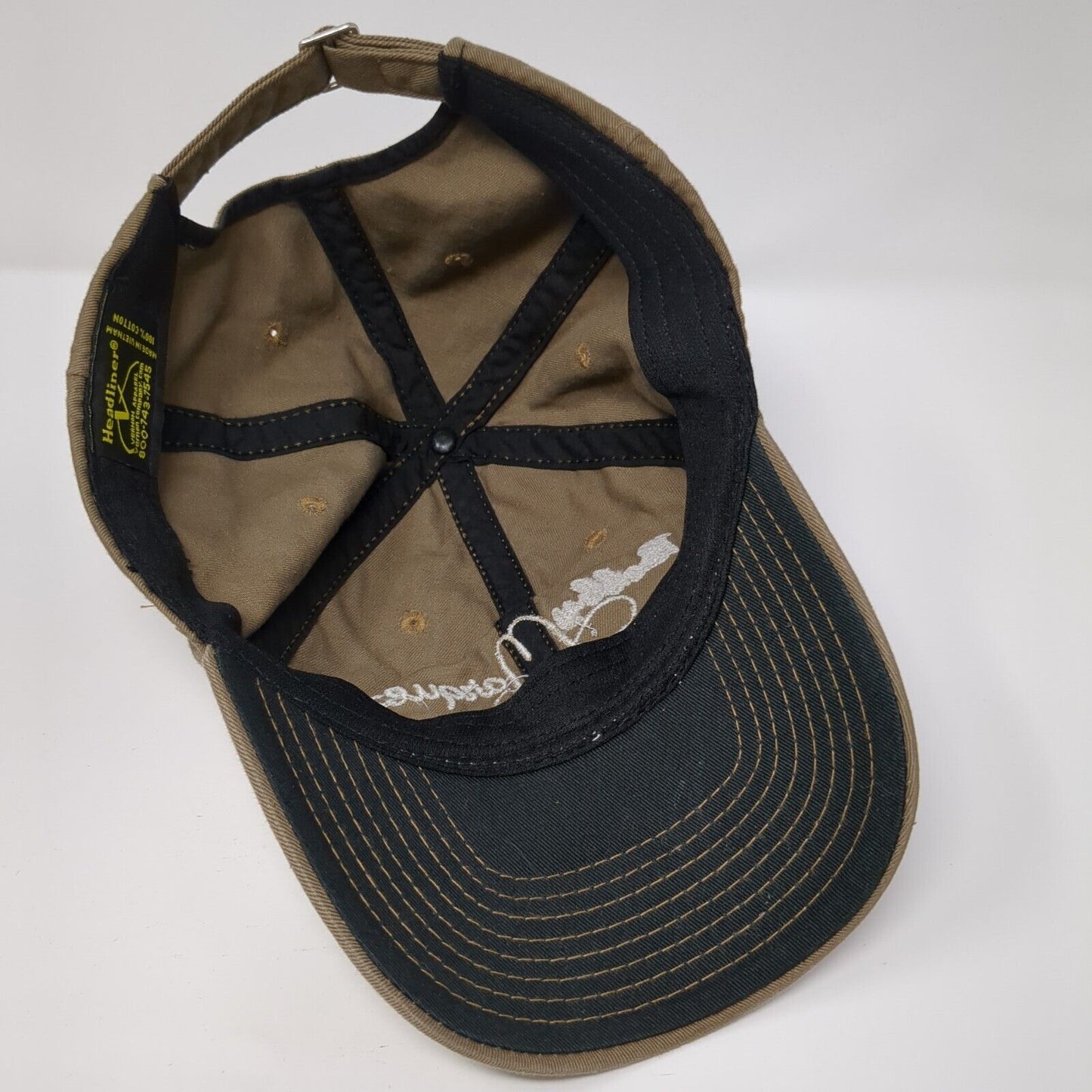 Bobby Marquez Slideback Hat Brown One Size Adjustable Embroidered Headliner