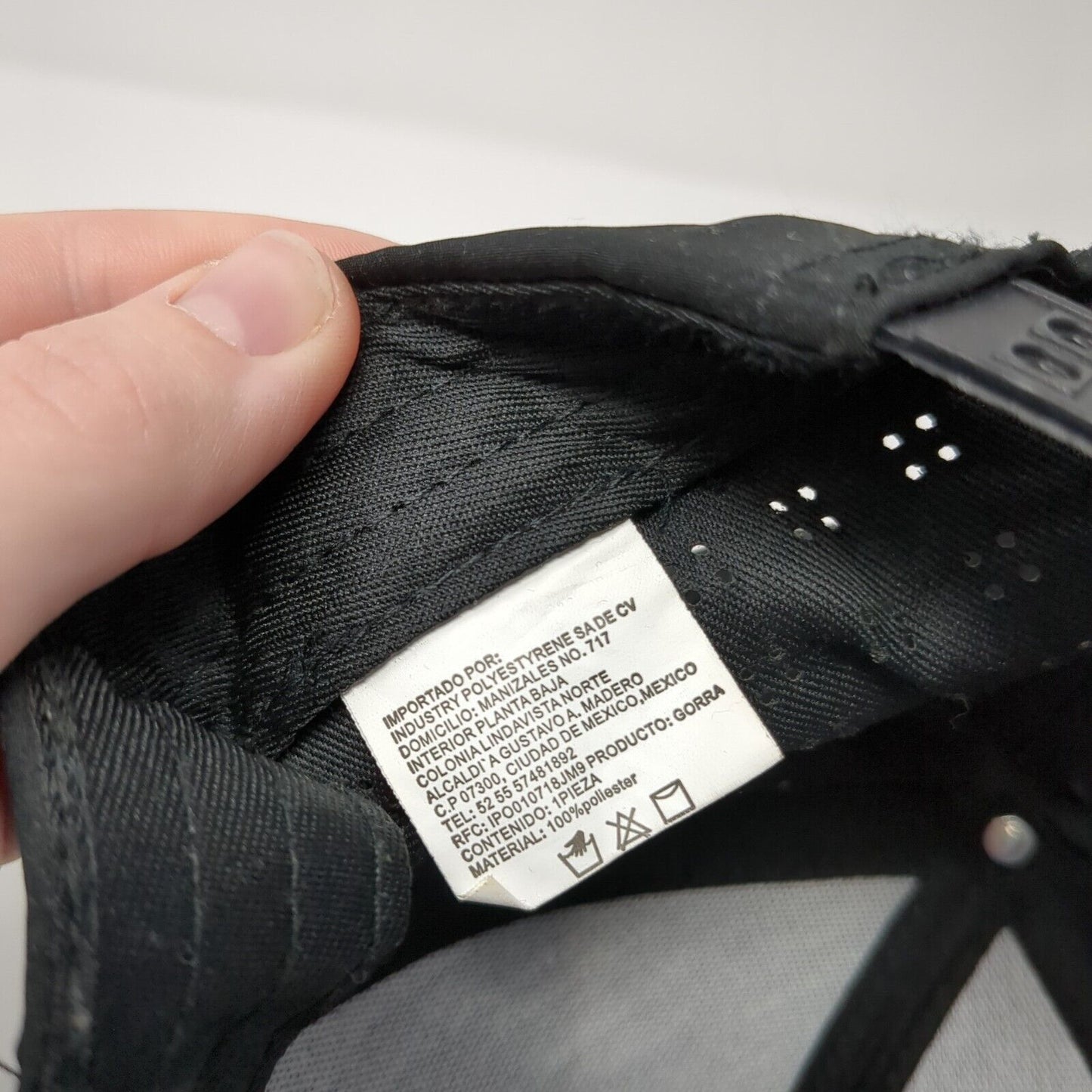 Sayulita 01 Snapback Hat Black One Size Adjustable Breathable Polyester