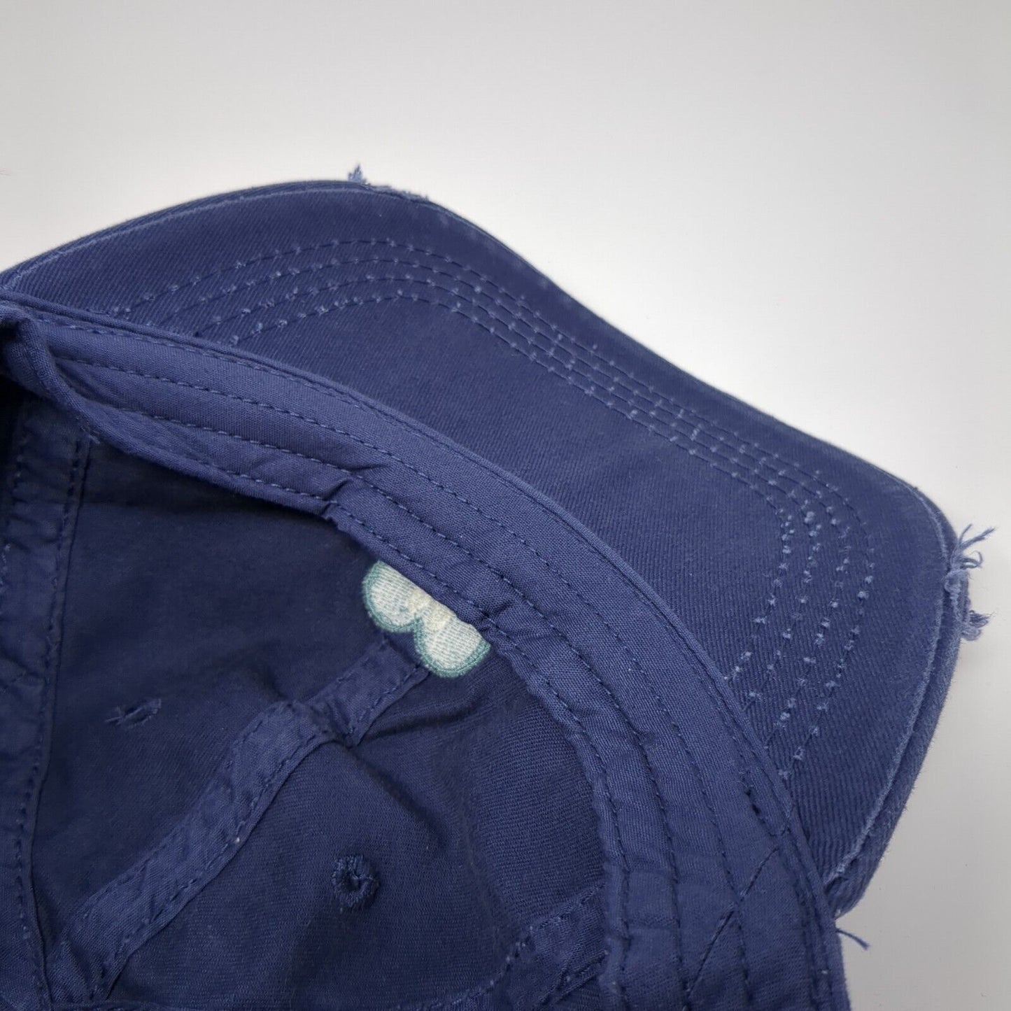 Life Is Good Heart Paw Print Slideback Hat Blue One Size Embroidered