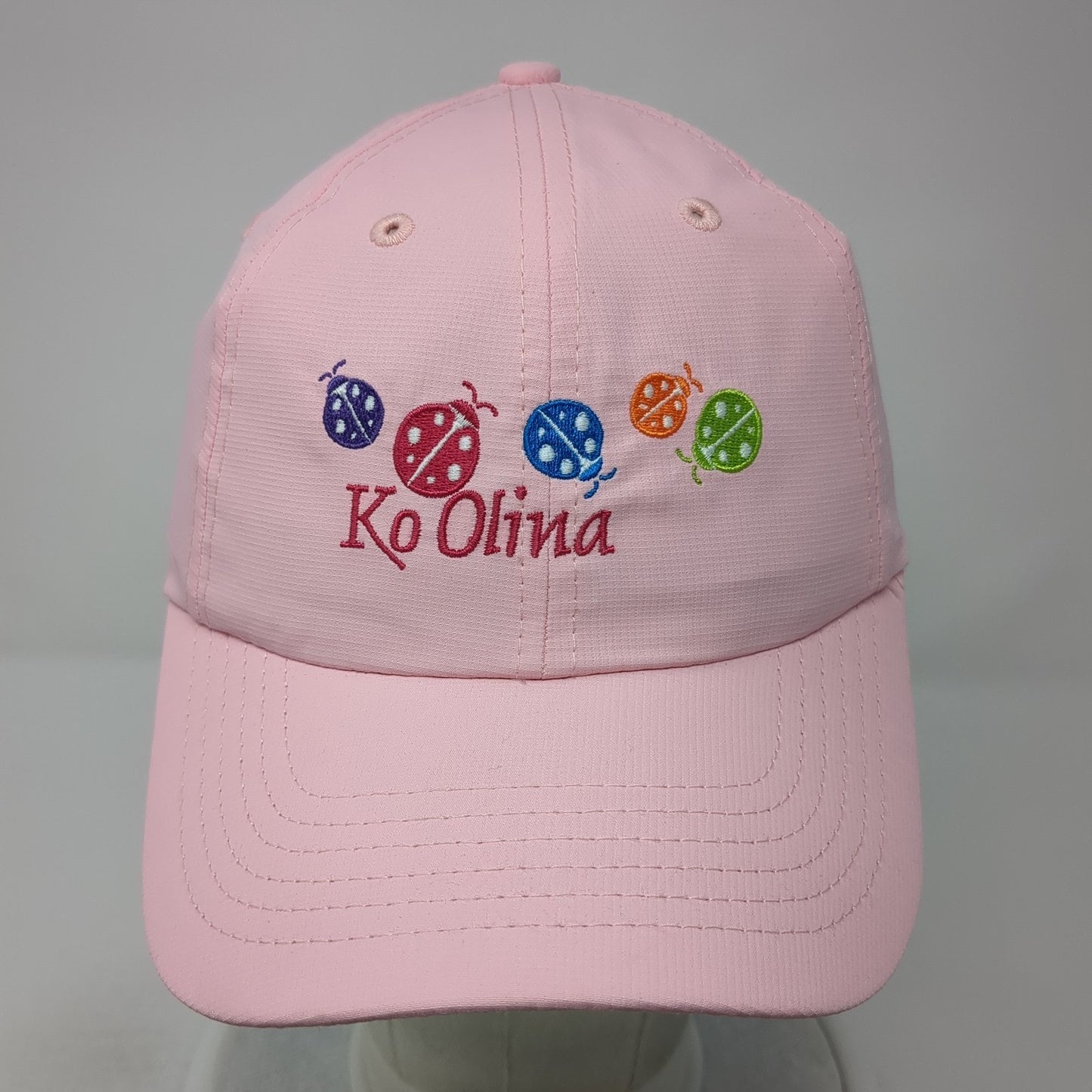 Ko Olina Strapback Hat Pink Small Adjustable Embroidered Imperial