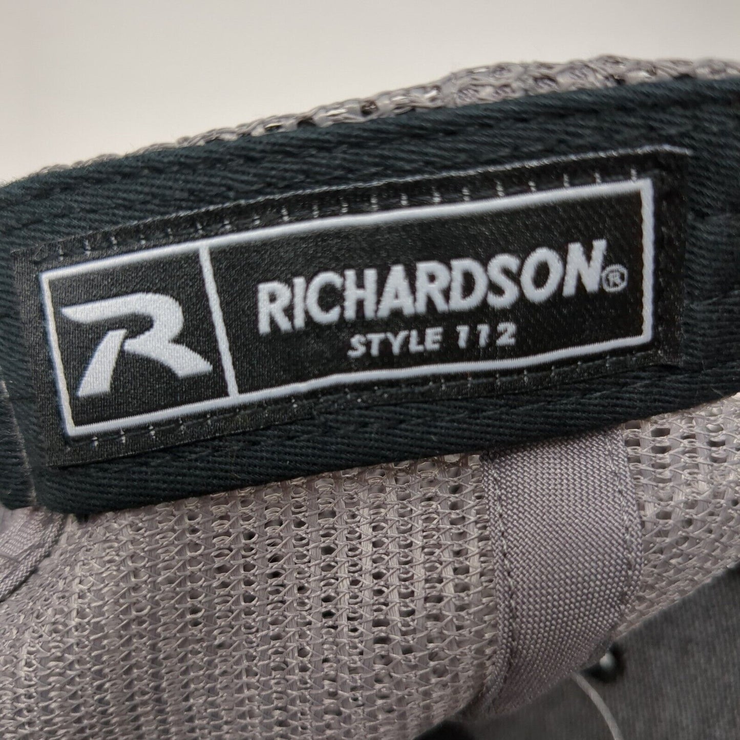 NB Snapback Trucker Hat Black OSFA Adjustable Embroidered Mesh Back Richardson