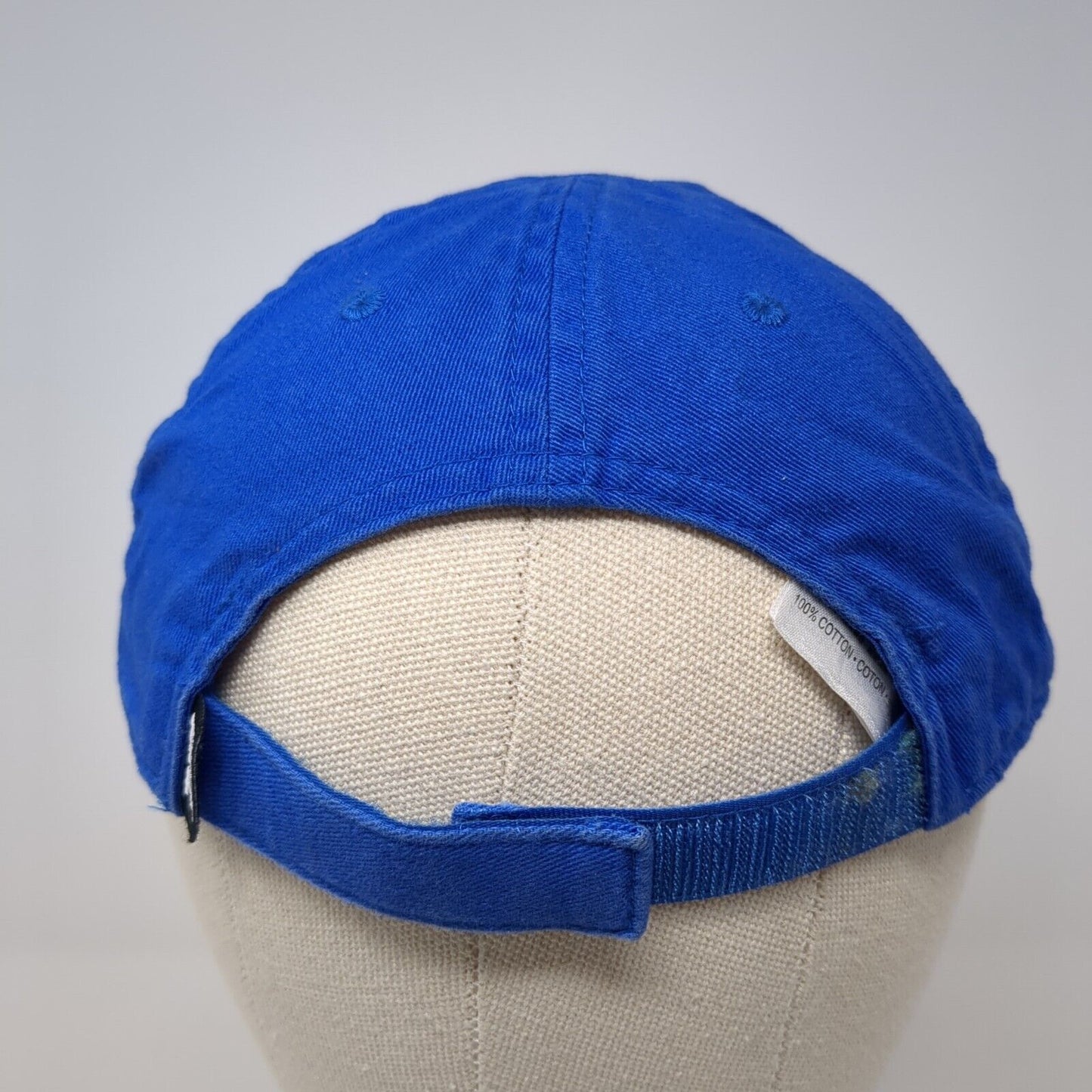 Nike Swoosh Strapback Hat Blue Youth One Size Adjustable Embroidered