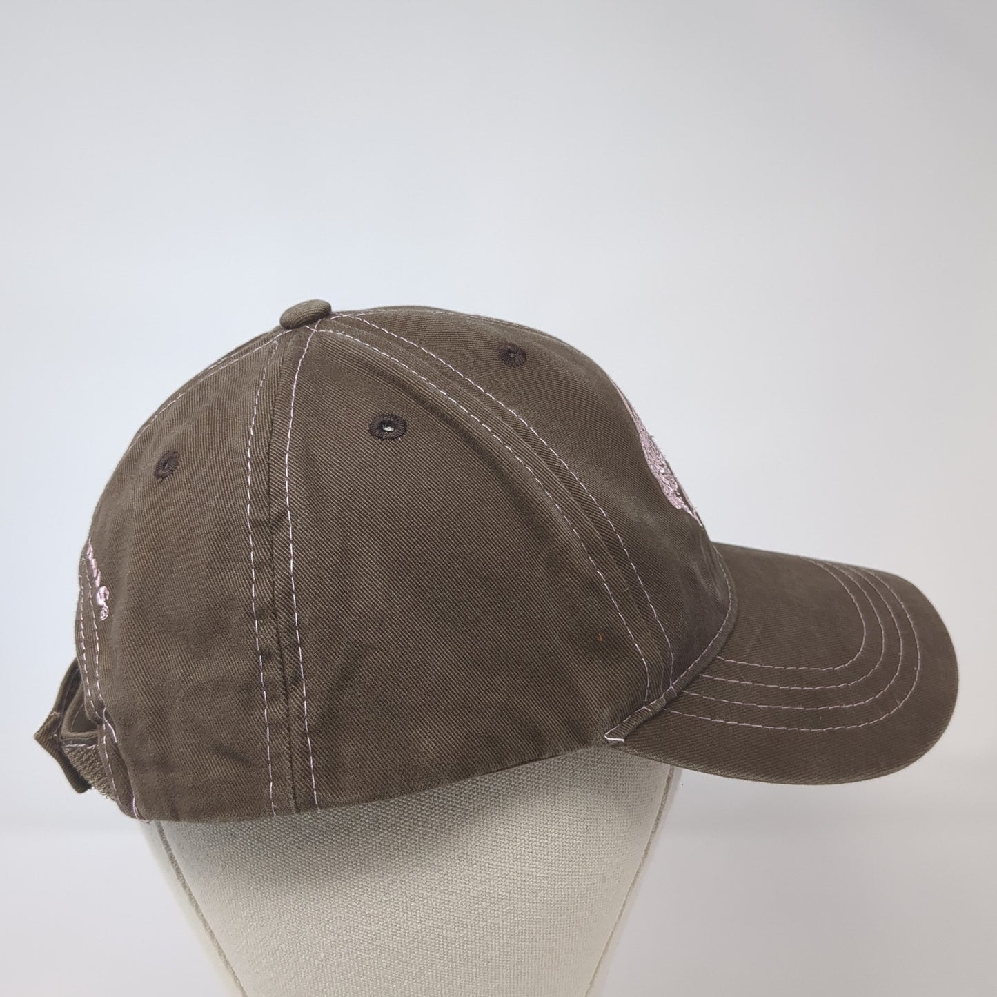 Bass Pro Shops Baseball Cap Brown One Size Adjustable Embroidered Gone Fishing